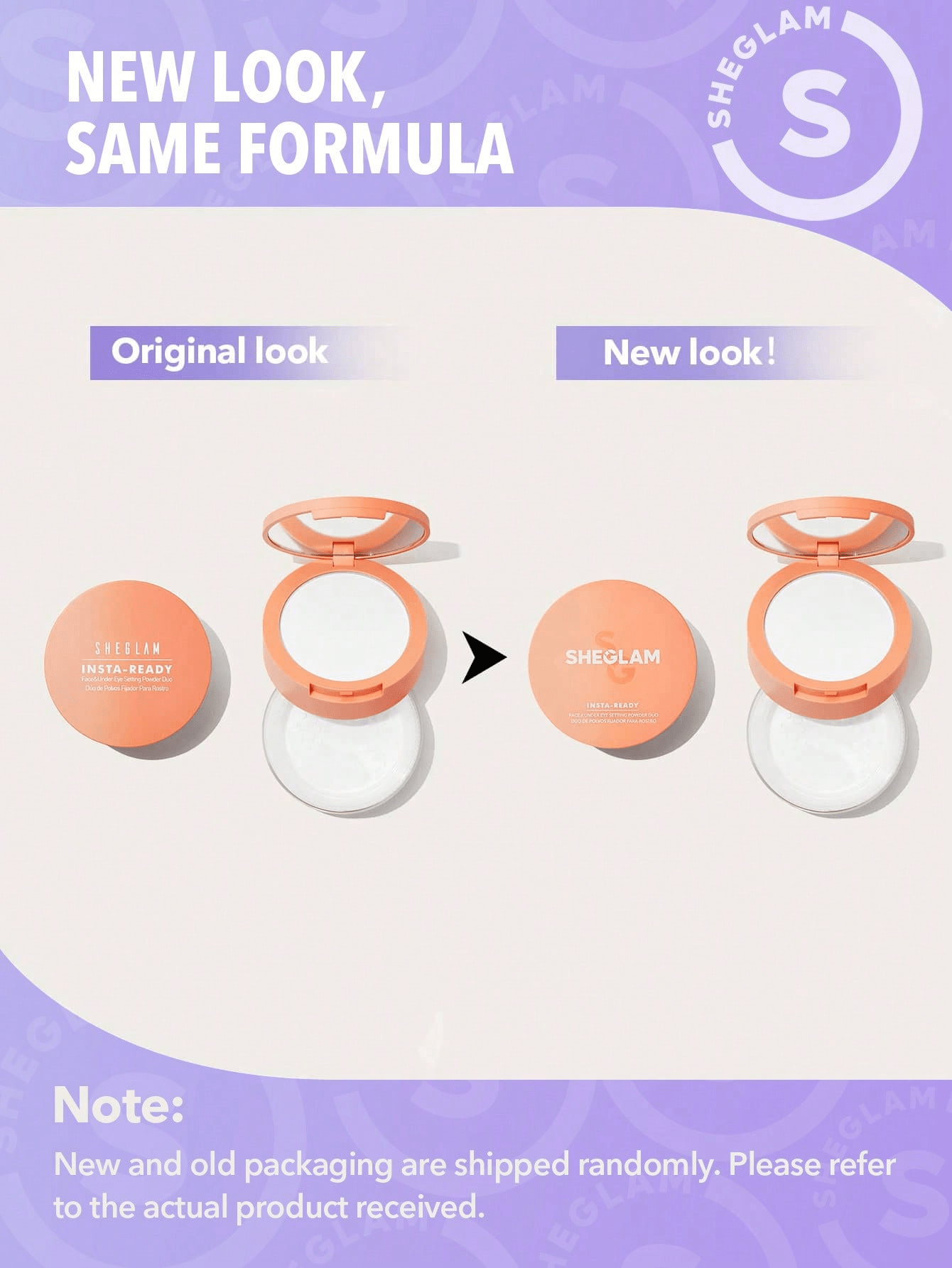 SHEGLAM - Insta-Ready Face & Under Eye Setting Powder Duo Translucent