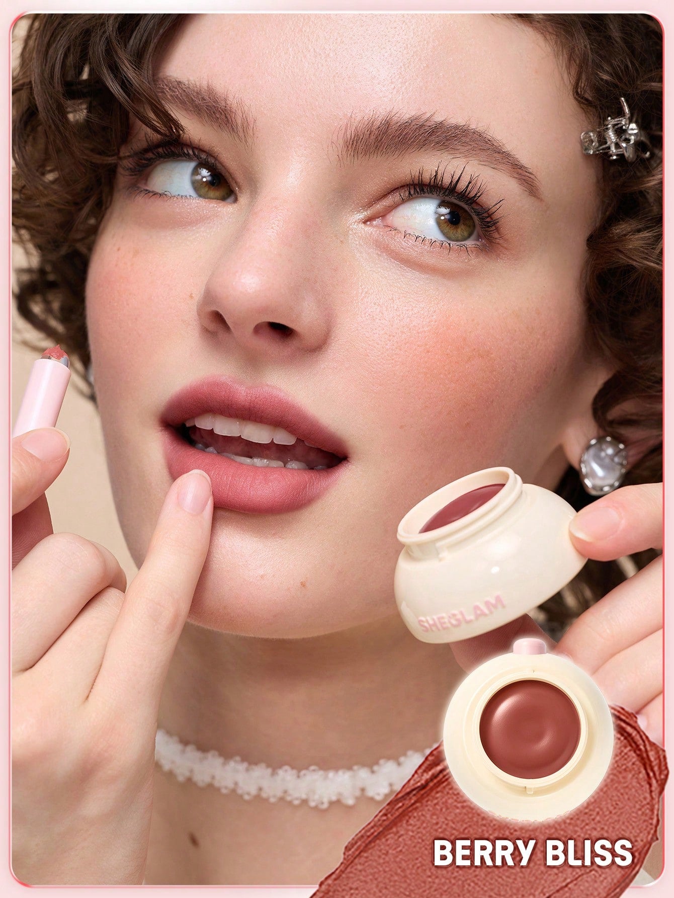 SHEGLAM - Bounce Putty Pocket Lip Pot-Berry Bliss Berry Bliss