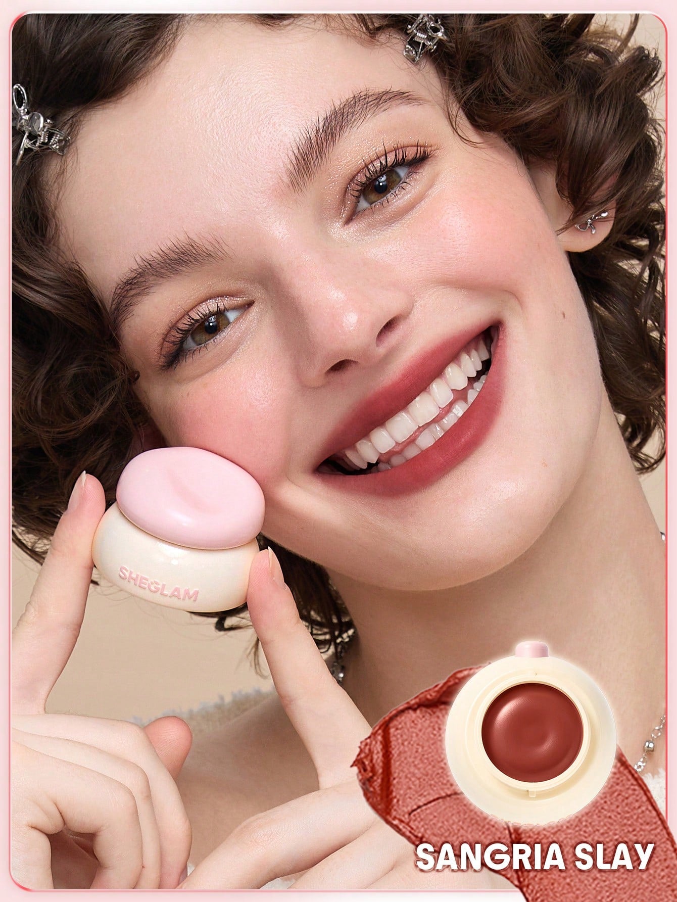 SHEGLAM - Bounce Putty Pocket Lip Pot Sangria Slay