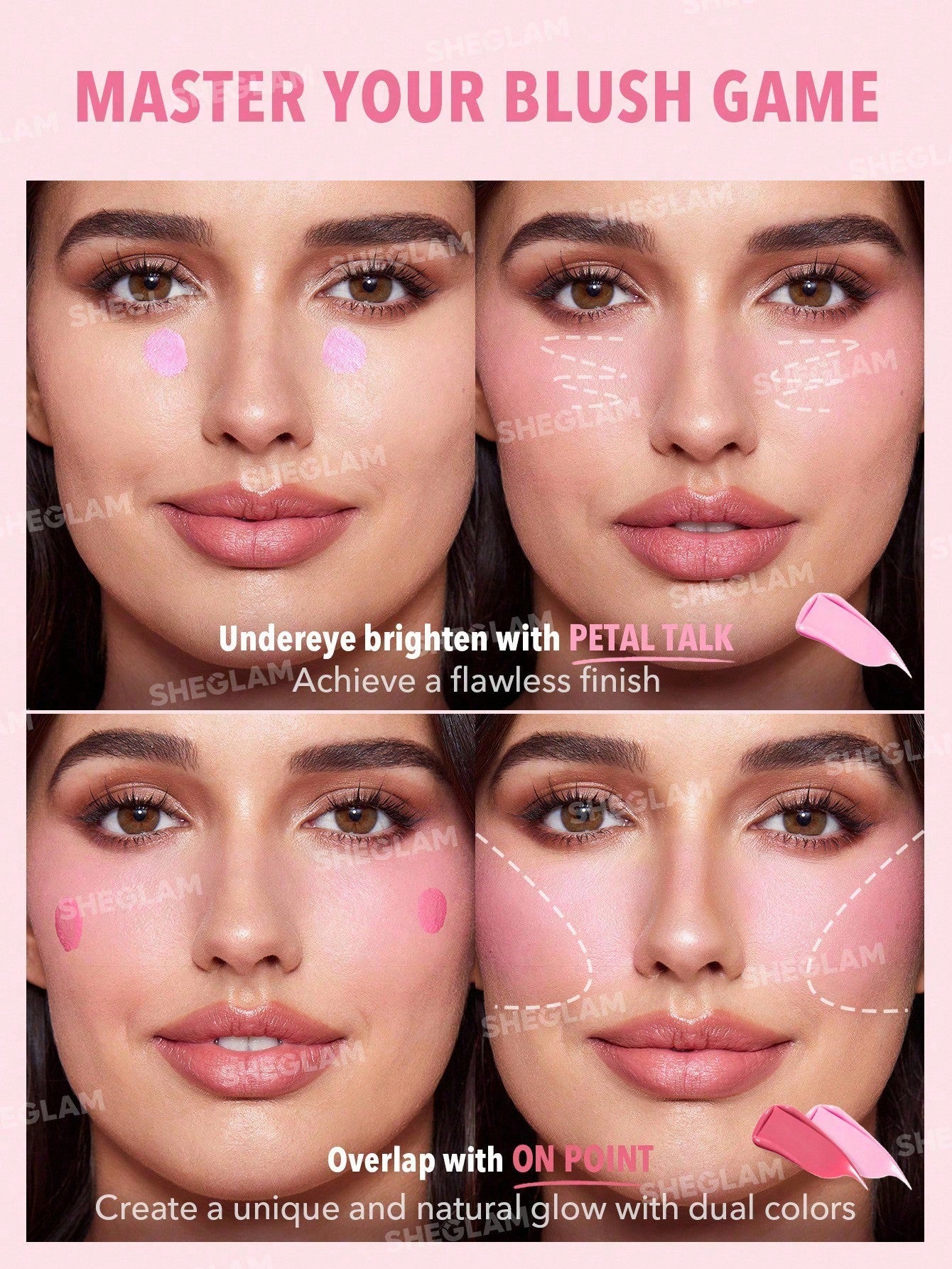 SHEGLAM - Sheglam - Color Bloom Liquid Blush Matte FinishPetal Talk Petal Talk