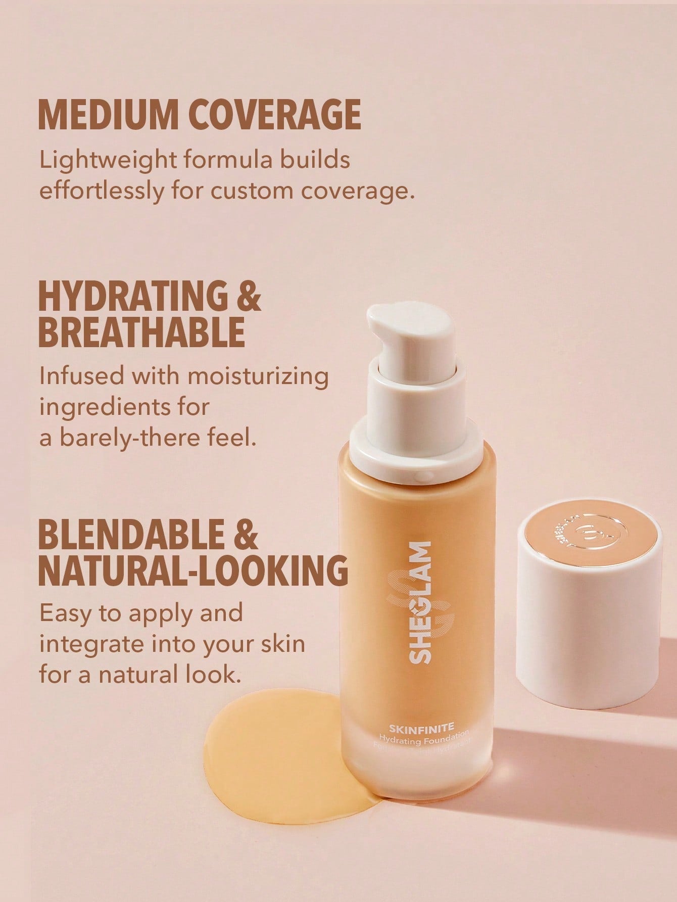 SHEGLAM - Skinfinite Hydrating Foundation-Porcelain Porcelain