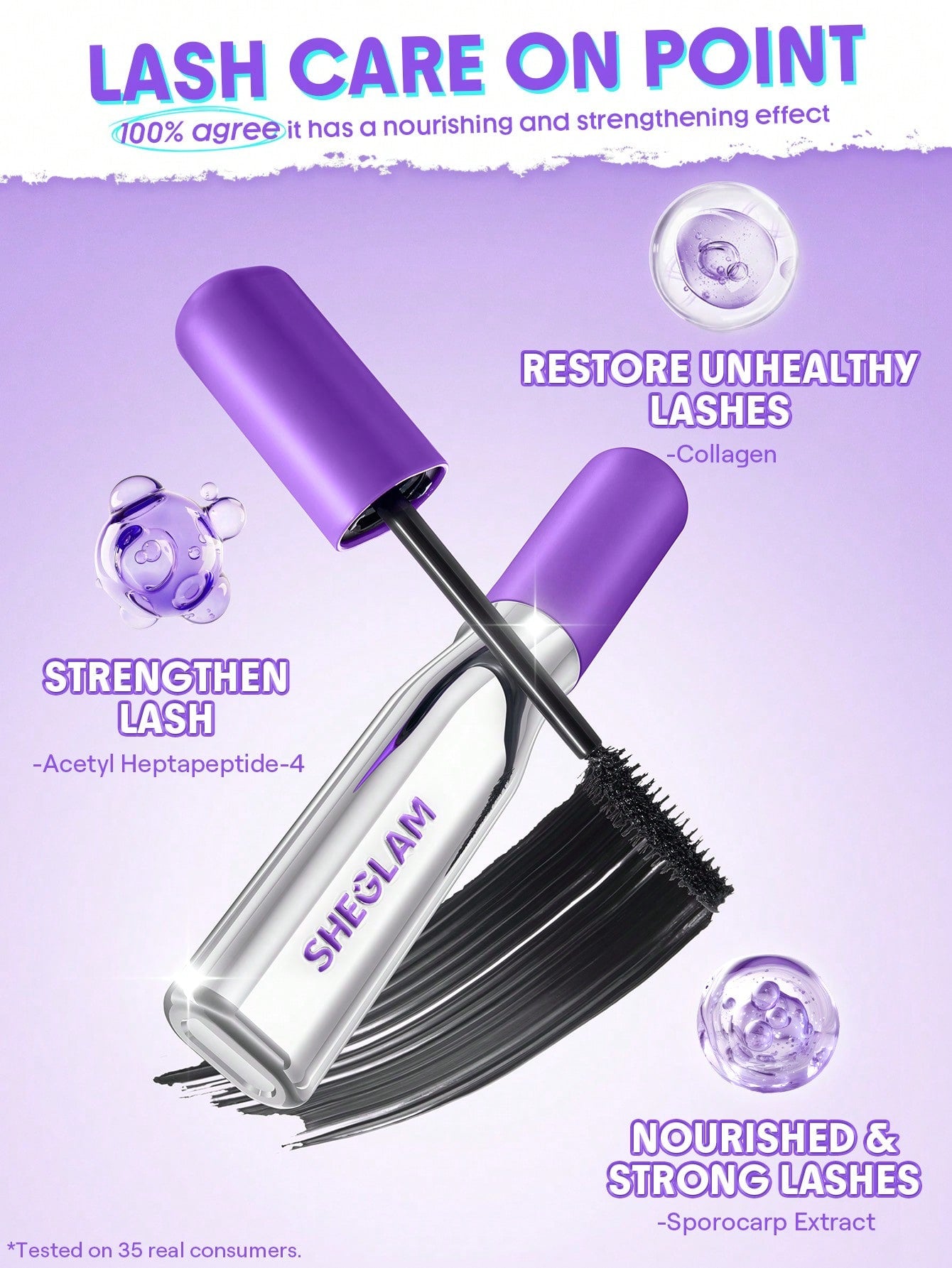 SHEGLAM - Lashlighter Mega Boost Mascara Black