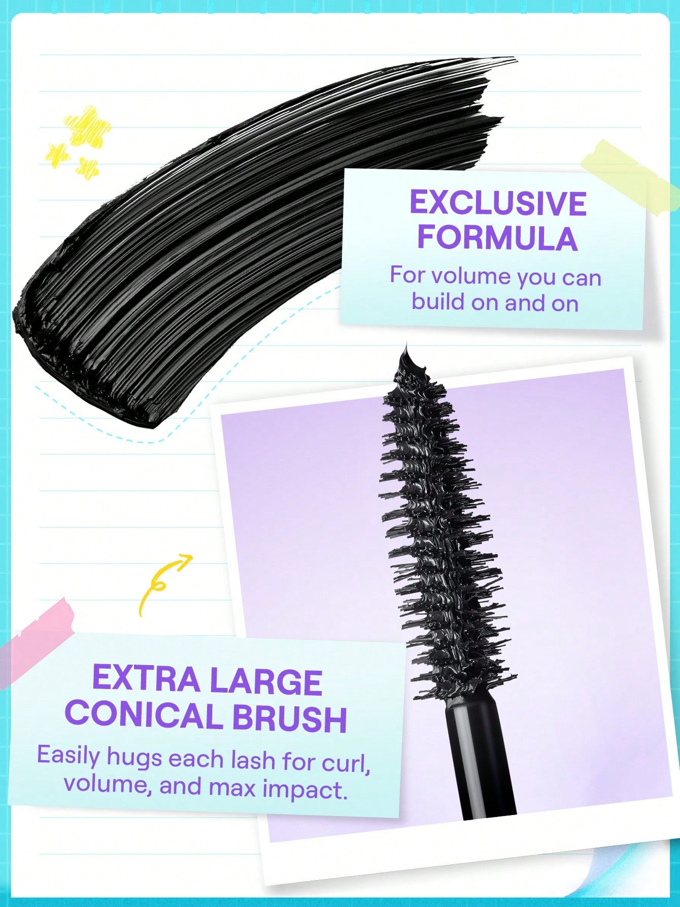 SHEGLAM - Lashlighter Mega Boost Mascara Black