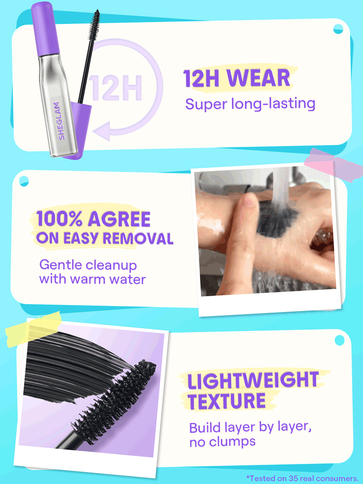 SHEGLAM - Lashlighter Mega Boost Mascara Black