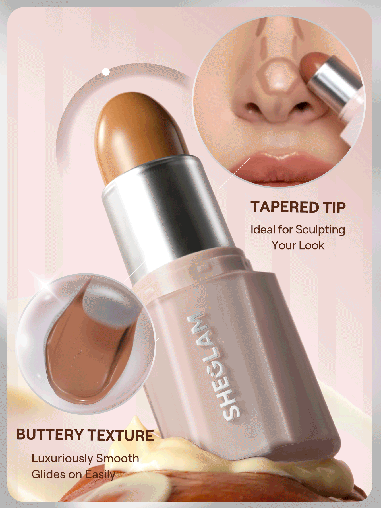 SHEGLAM - Sheglam - Buttery Buff Contour & Bronzer Stick-05Golden Sun Golden Sun