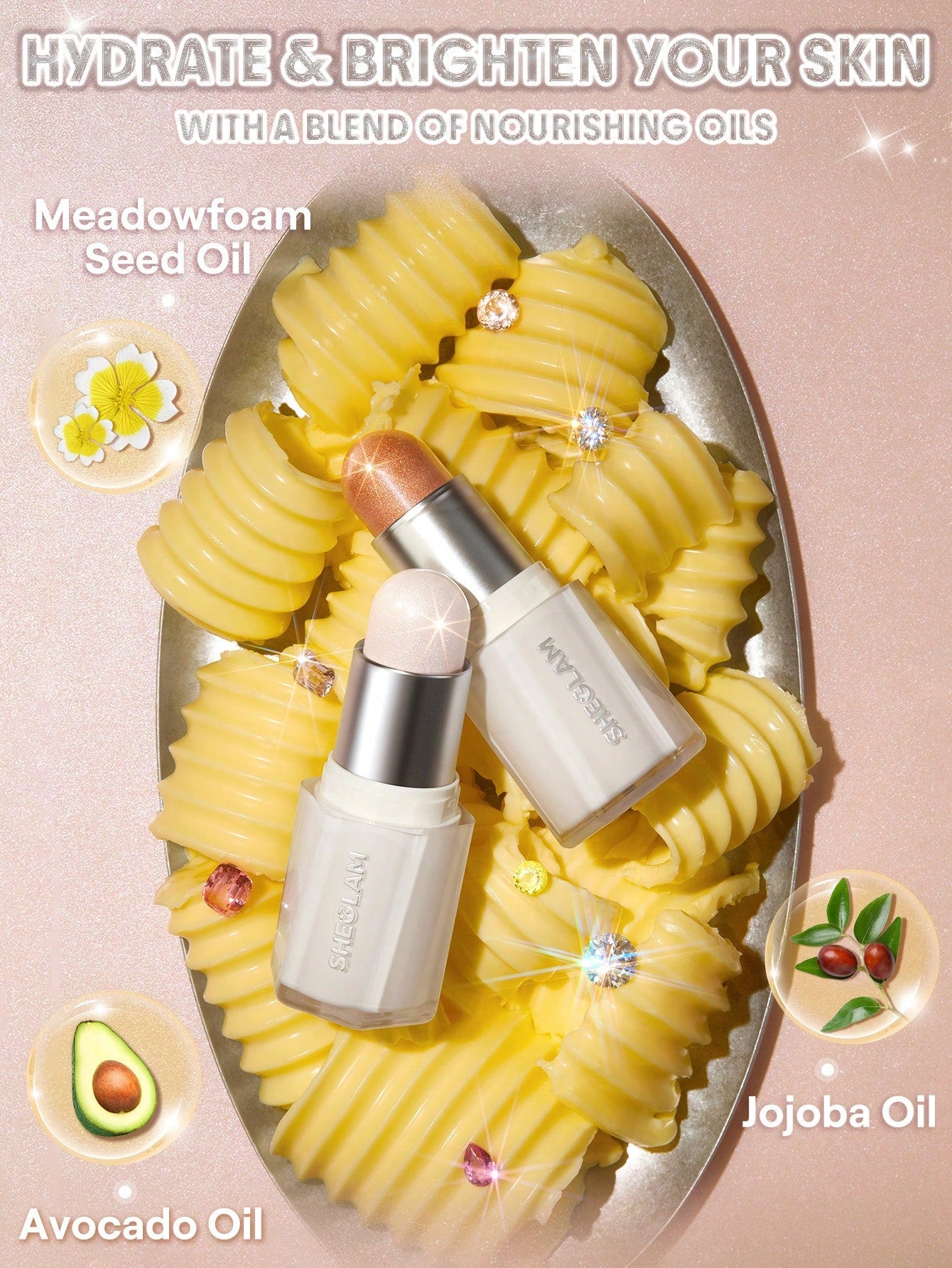 SHEGLAM - Sheglam - Buttery Bling Highlight Stick-21Gold Rings