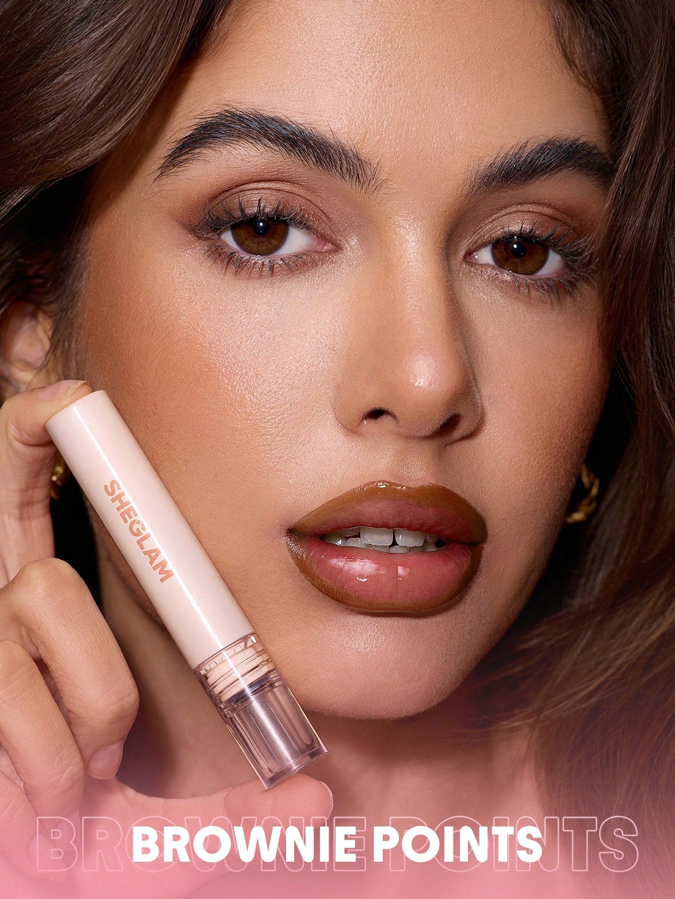 SHEGLAM - Fall In Line Peel Off Lip Liner Stain-Brownie Points Brownie Points