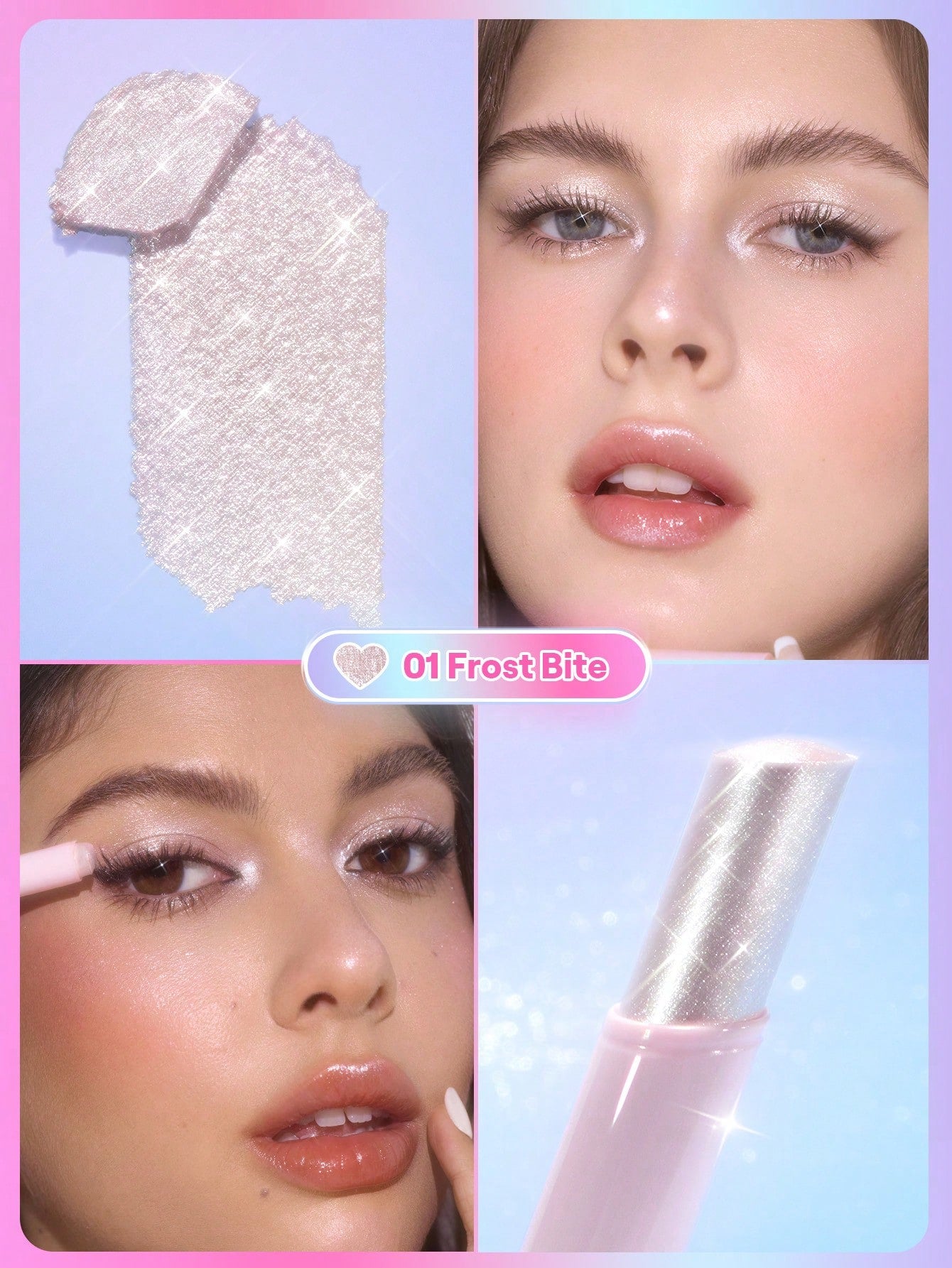 SHEGLAM - Crystal Jelly Glaze Stick 01 Frost Bite
