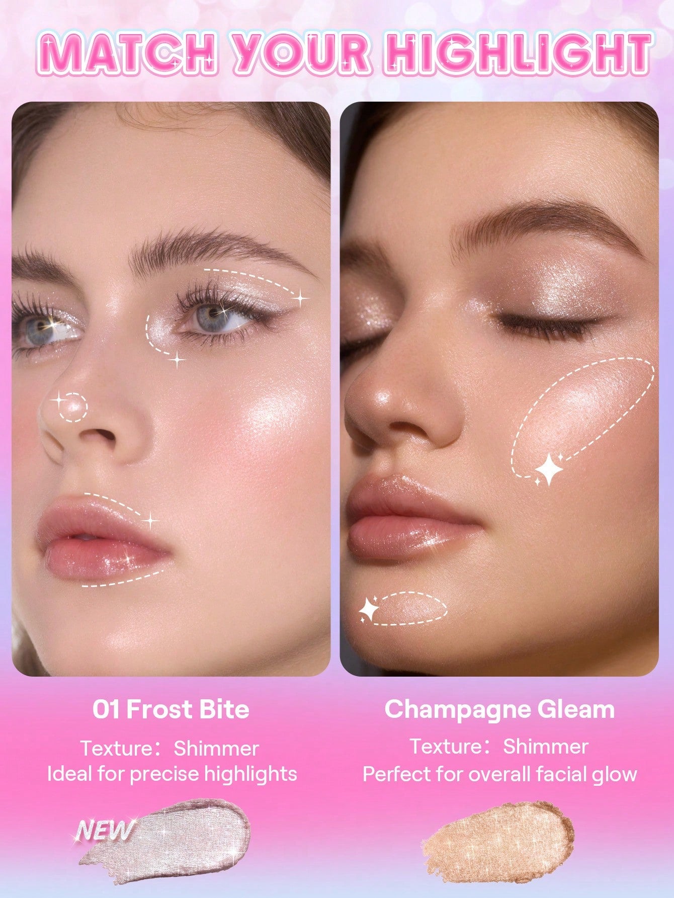 SHEGLAM - Crystal Jelly Glaze Stick 01 Frost Bite