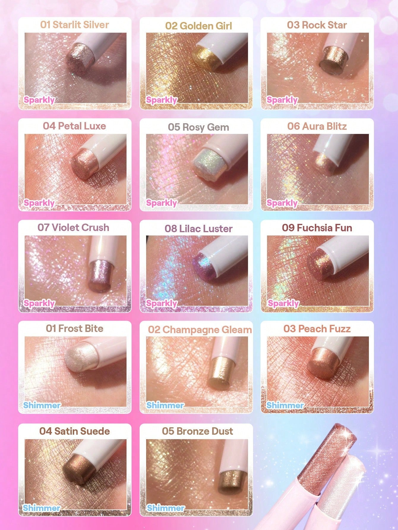 SHEGLAM - Sheglam - Crystal Jelly Glaze Stick-Rosy Gem Rosy Gem