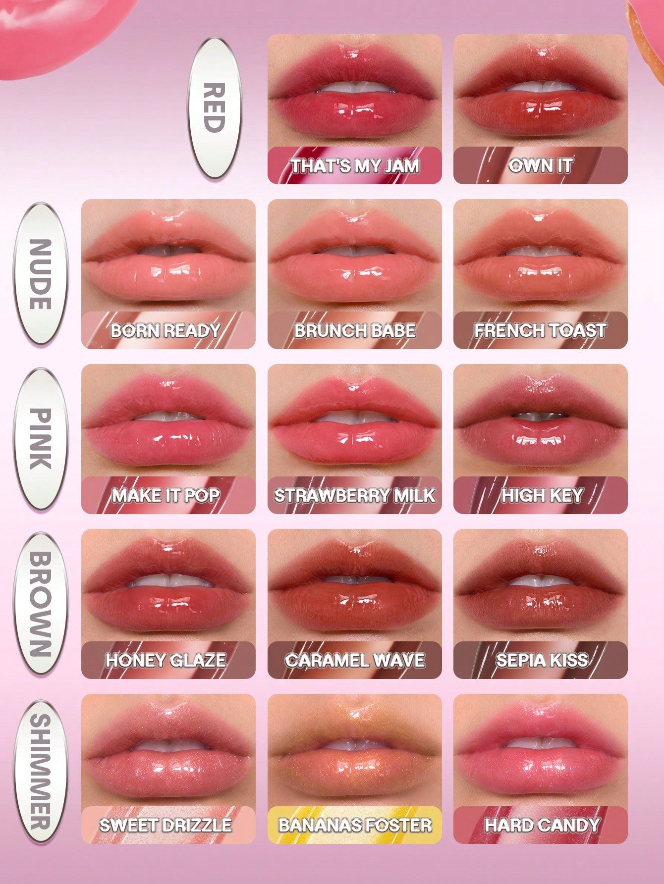 SHEGLAM - Glass Lock Air Gloss  Glass Lock Air Gloss-Hard Candy Hard Candy