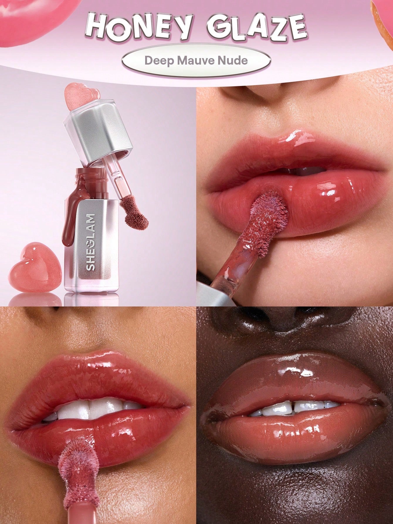 SHEGLAM - Glass Lock Air Gloss  Glass Lock Air Gloss-Honey Glaze Honey Glaze