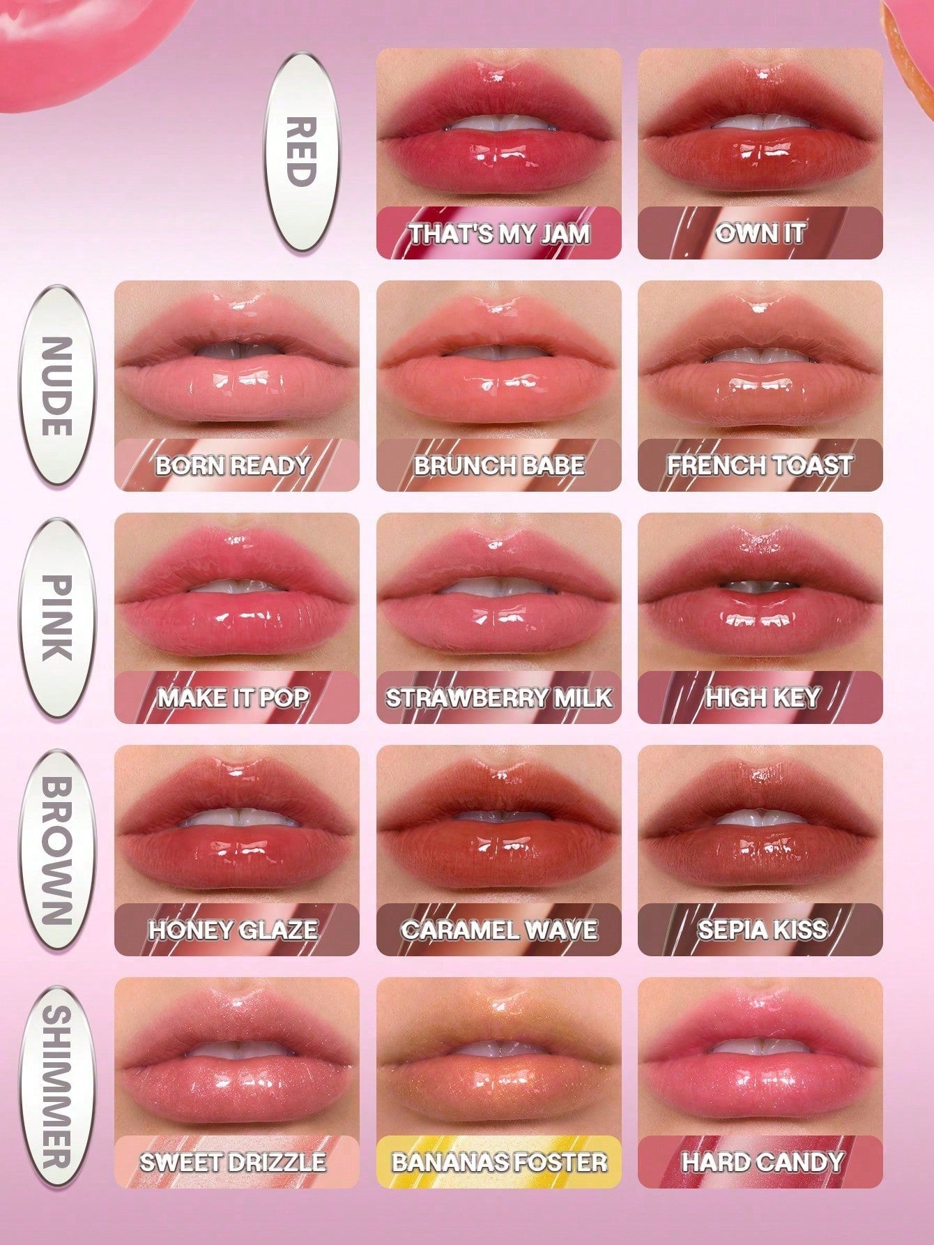 SHEGLAM - Glass Lock Air Gloss  Glass Lock Air Gloss-Honey Glaze Honey Glaze