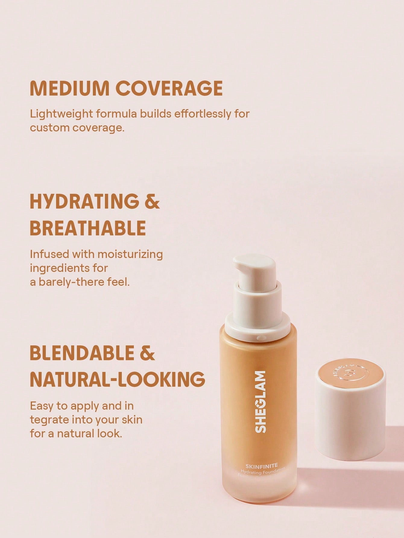 SHEGLAM - Skinfinite Hydrating Foundation-Nude Nude