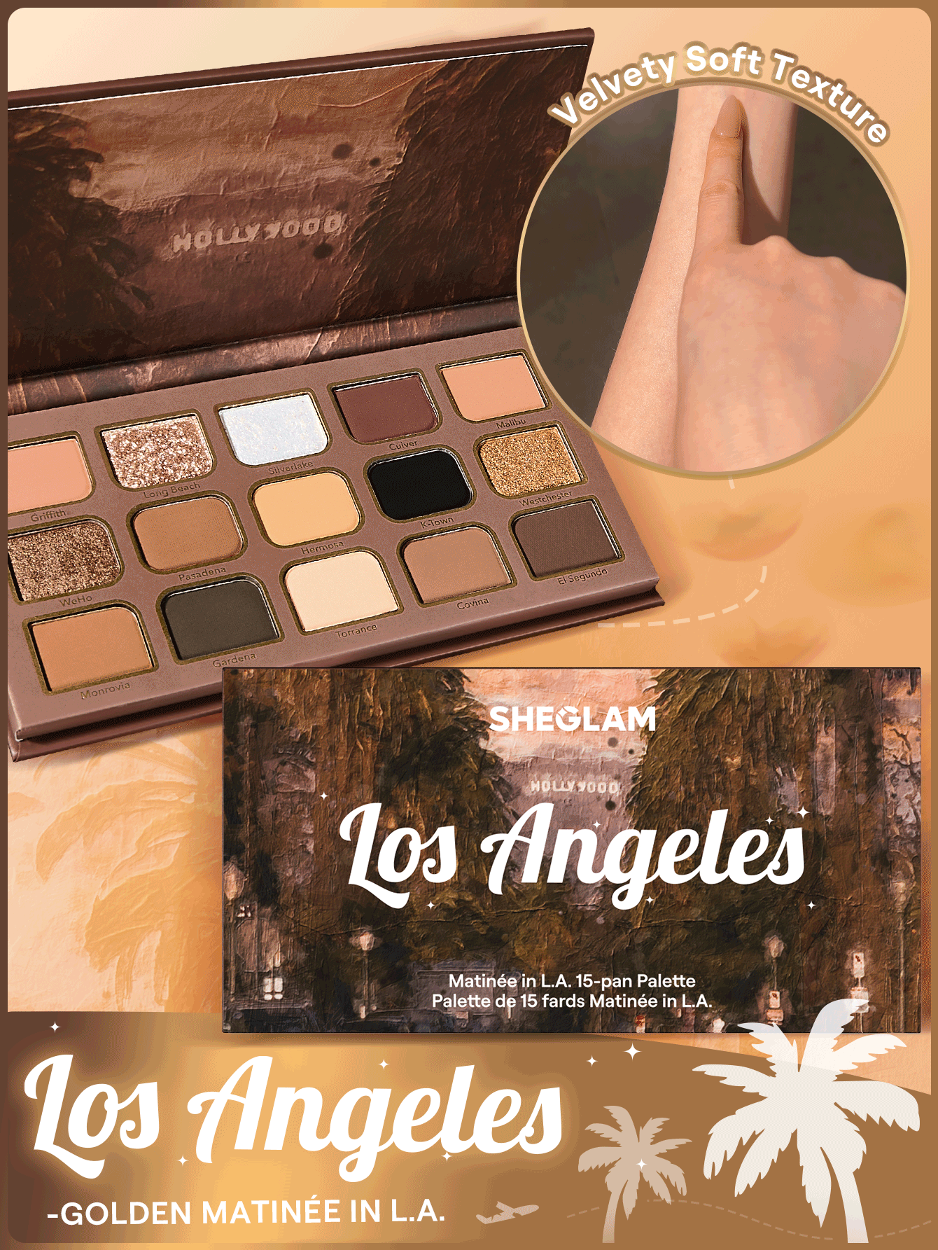 شيغلام - EYESHADOW PALETTE  Matinée In L.A. 15-Pan Palette