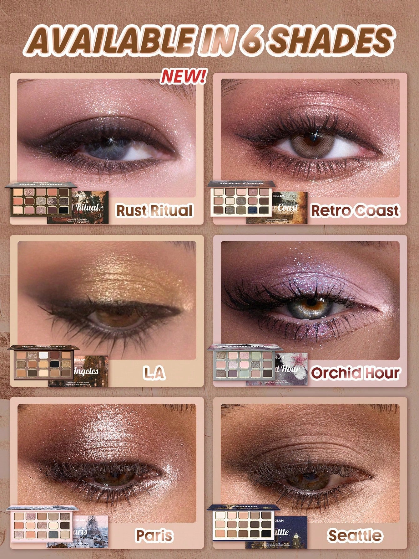 شيغلام - EYESHADOW PALETTE  Matinée In L.A. 15-Pan Palette