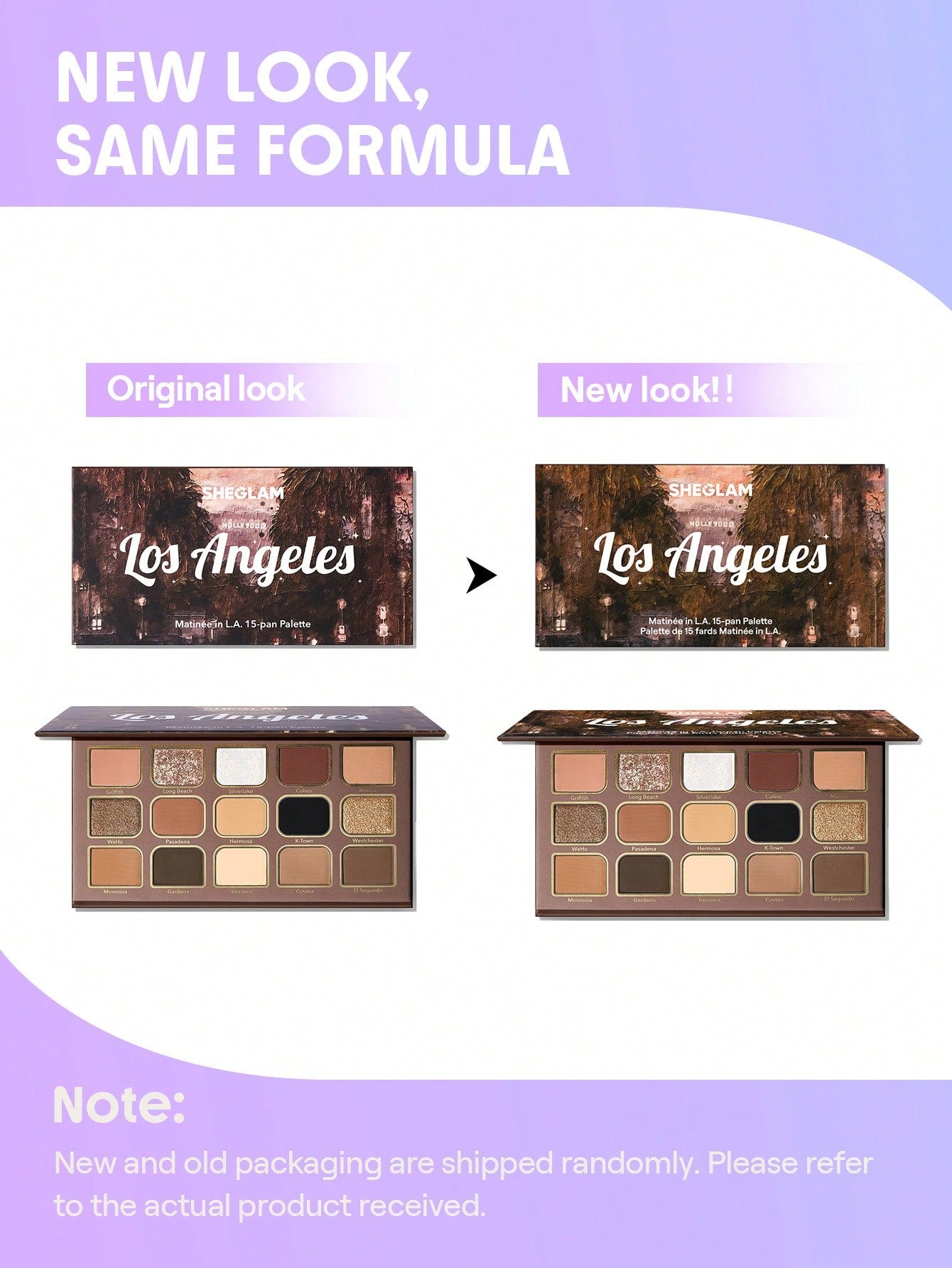شيغلام - EYESHADOW PALETTE  Matinée In L.A. 15-Pan Palette