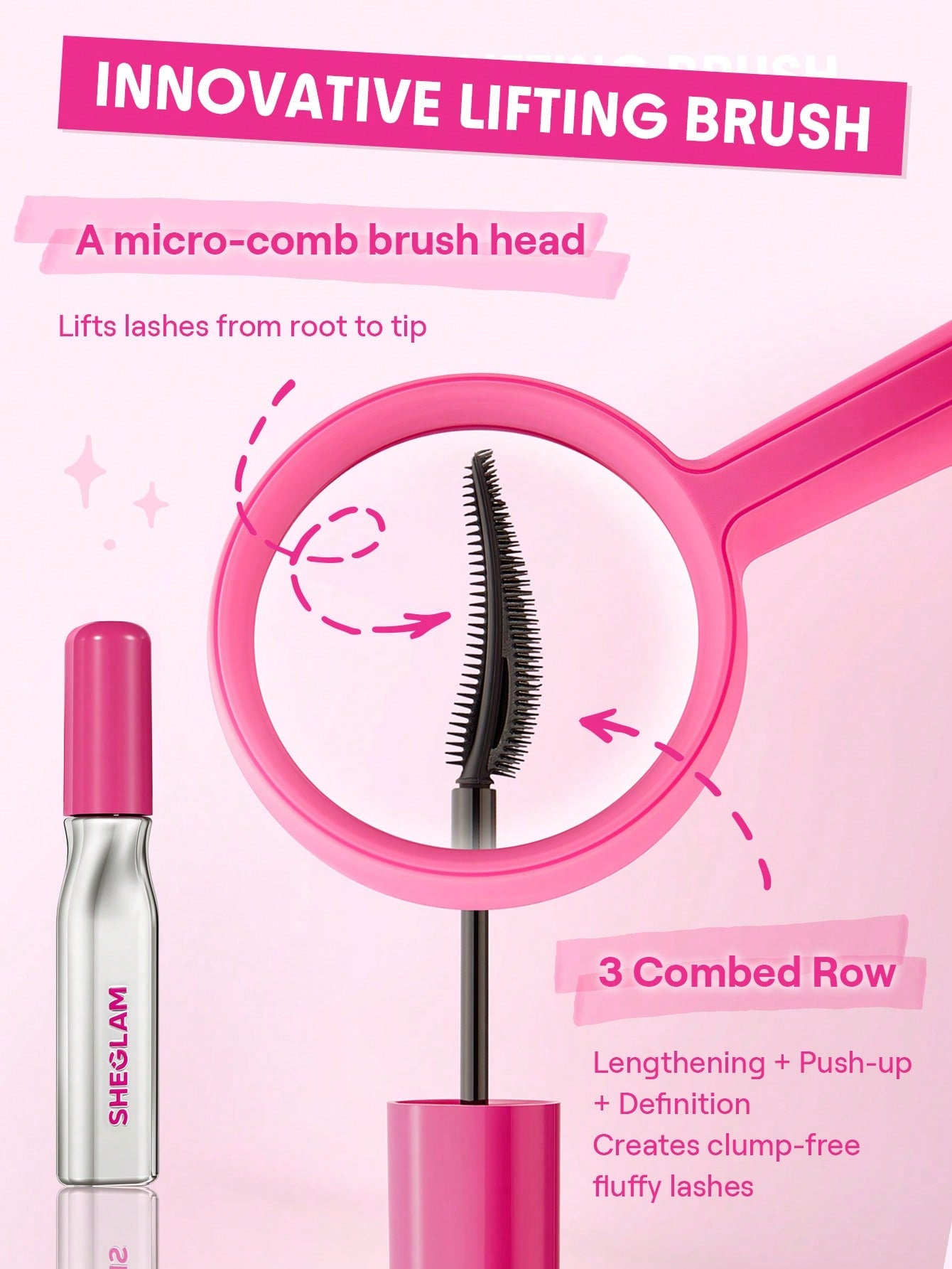 SHEGLAM - Lashlighter Up & Out Mascara Black