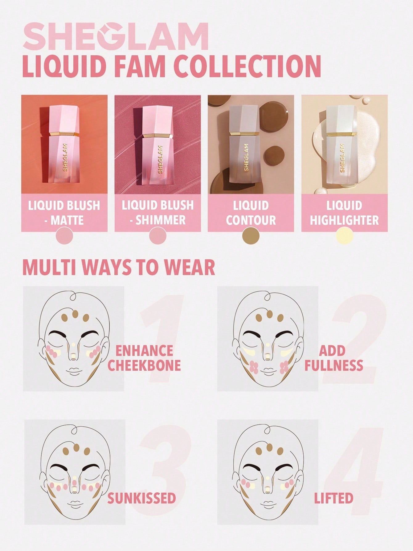 SHEGLAM - Sheglam - Color Bloom Liquid Blush Matte FinishCutie Pie Cutie Pie