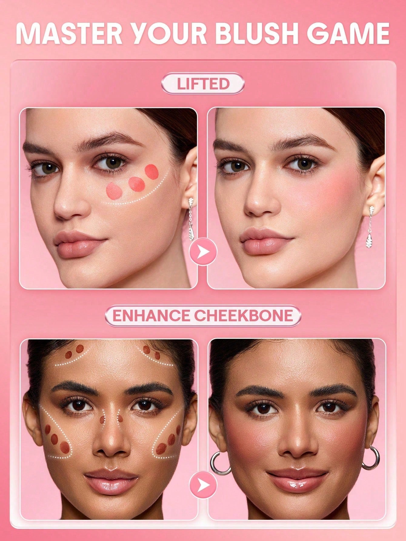 شيغلام - Color Bloom Liquid Blush مطفي FinishRisky Business