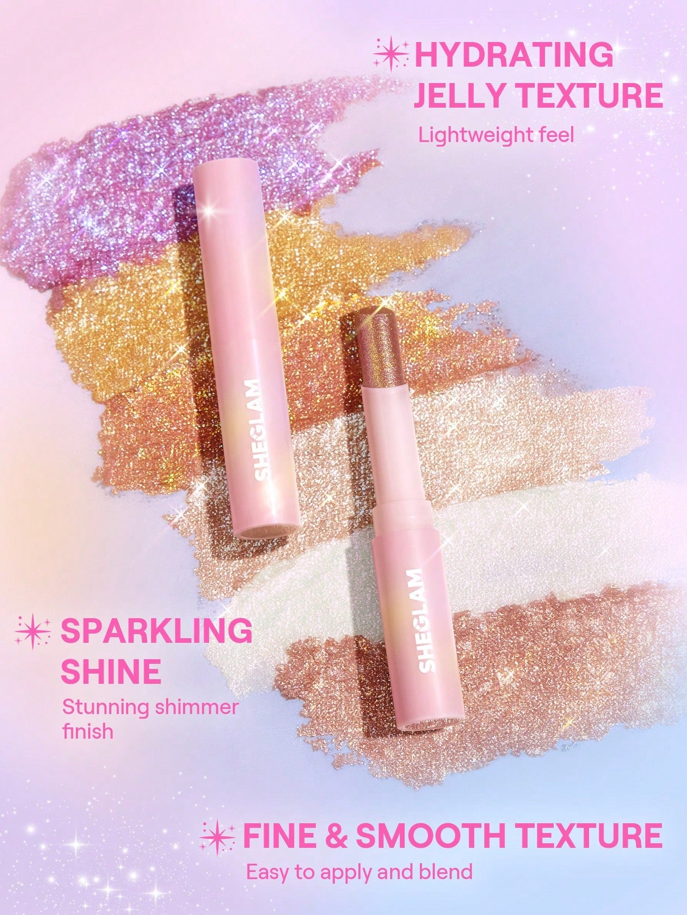 SHEGLAM - Sheglam - Crystal Jelly Glaze Stick-Starlit Silver Starlit Silver