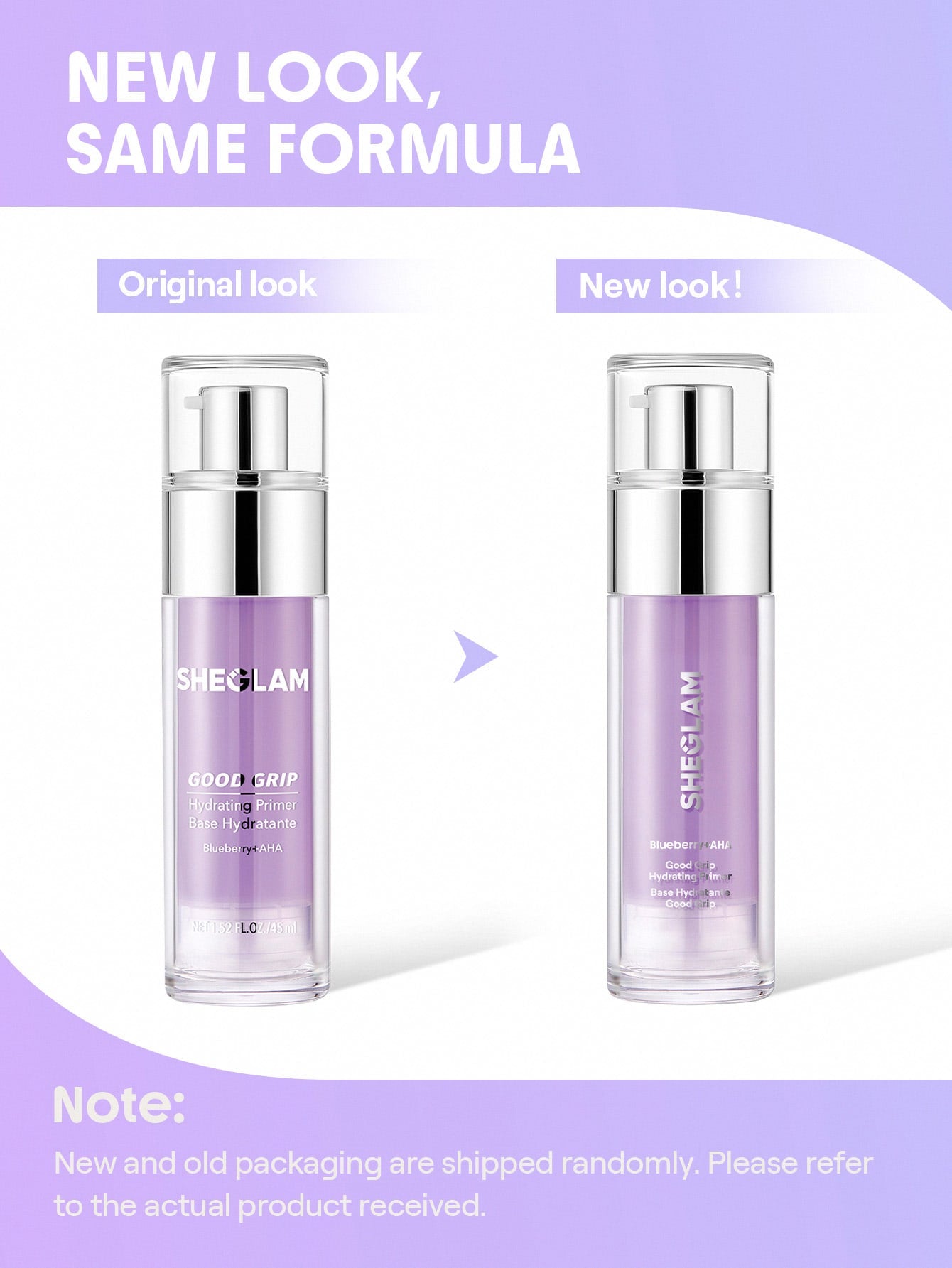 SHEGLAM - Good Grip Hydrating Primer Blueberry + AHA