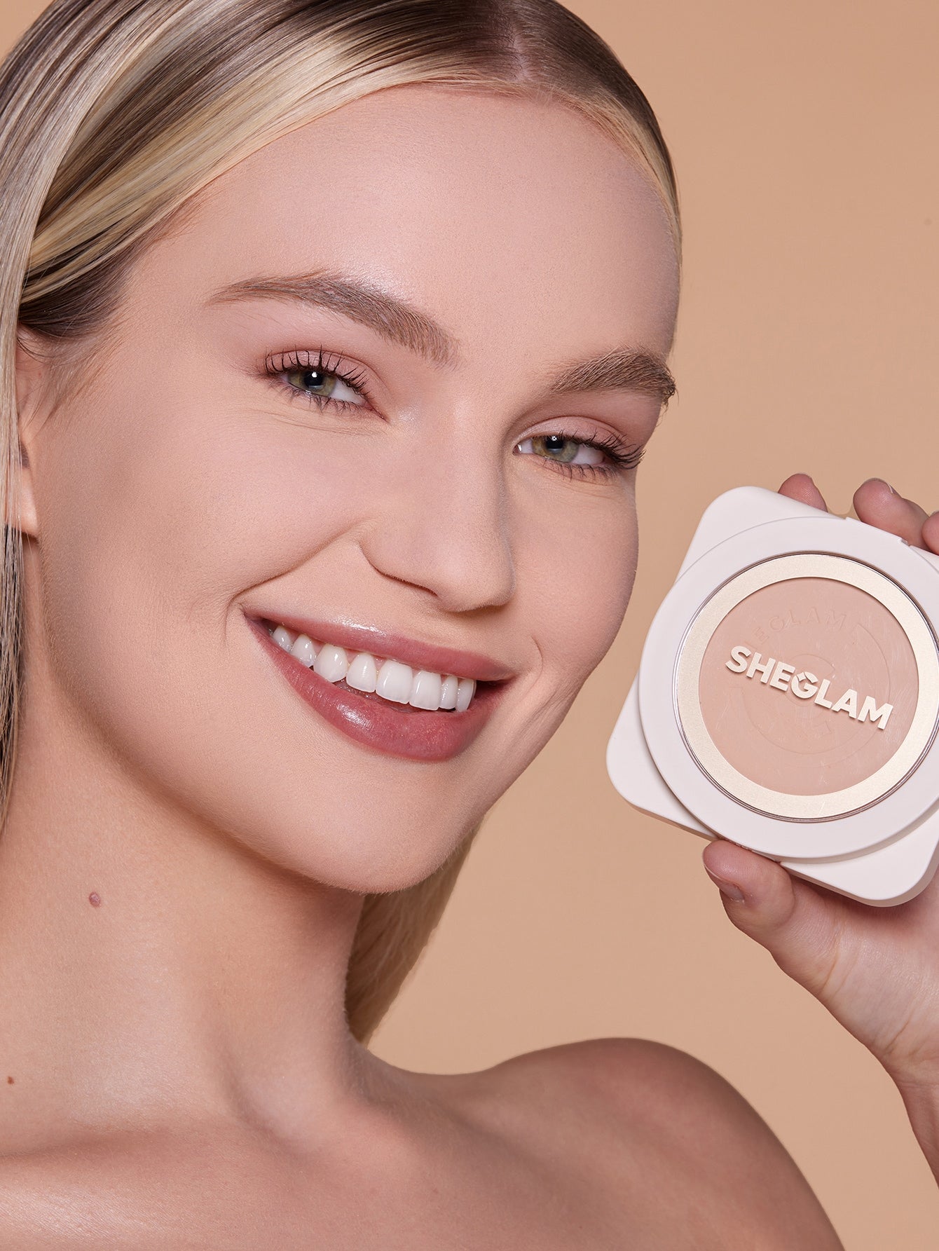 SHEGLAM - Skin-Focus High Coverage Powder Foundation Porcelain