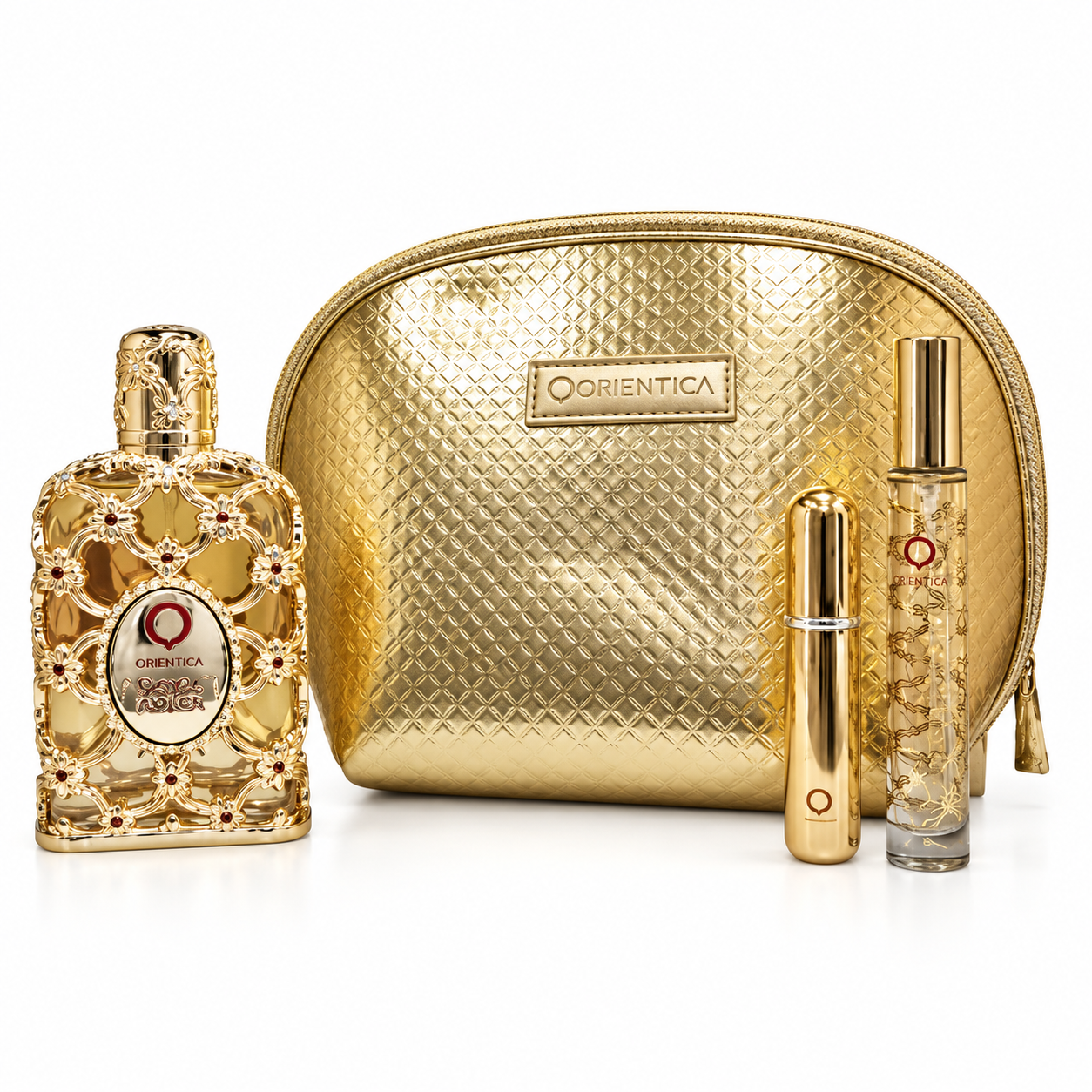 Royal Amber Gift Set ( Amber 85 Ml + Shower Gel 100 Ml +  Body Lotion 100 Ml + Hair Mist 100 Ml)