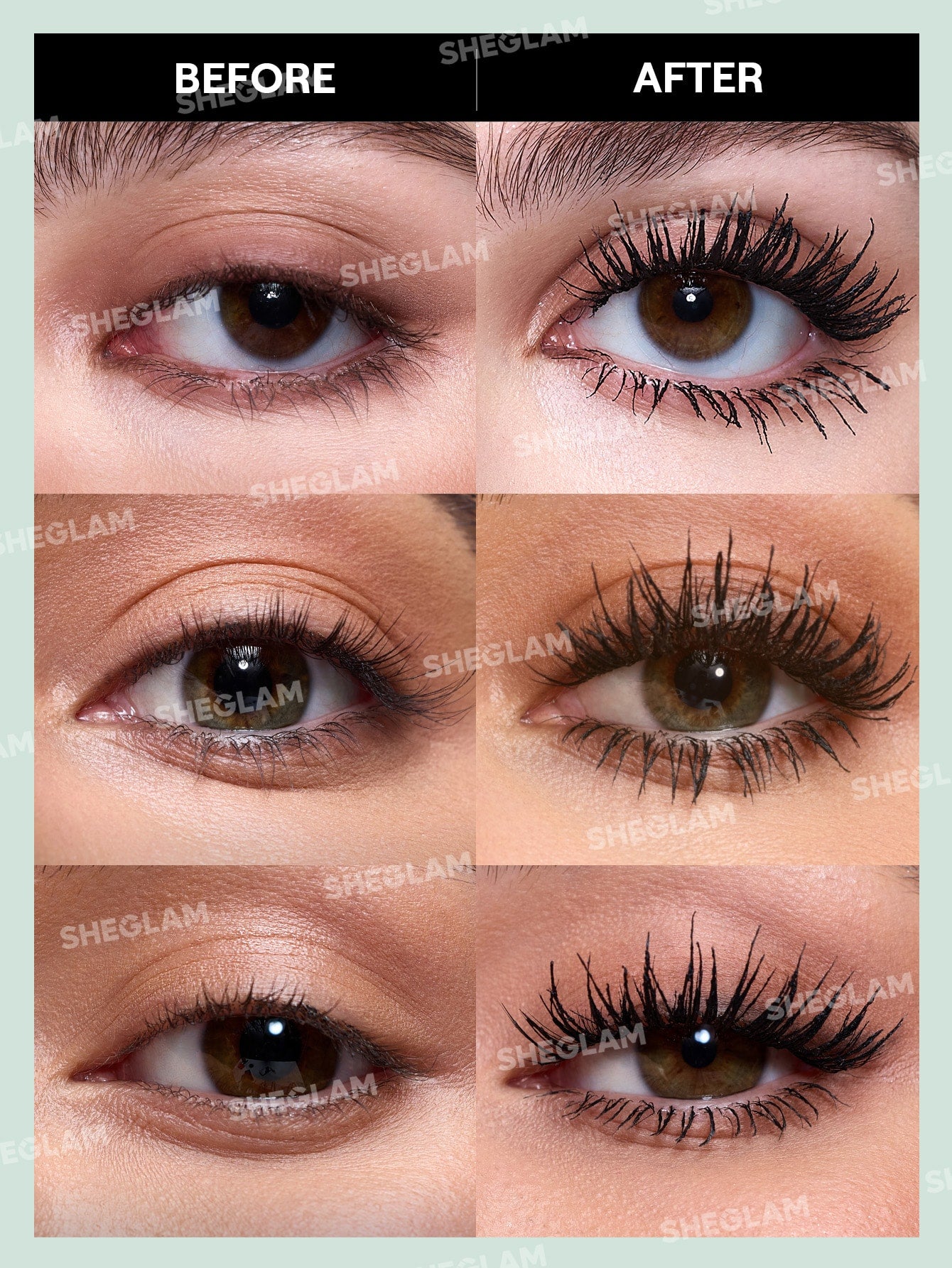 SHEGLAM - All-In-One Volume & Length Mascara-Black Black