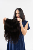 Remi - Hair Extension - TW Length 18 Inch - Color# 1B -  Dark Brown