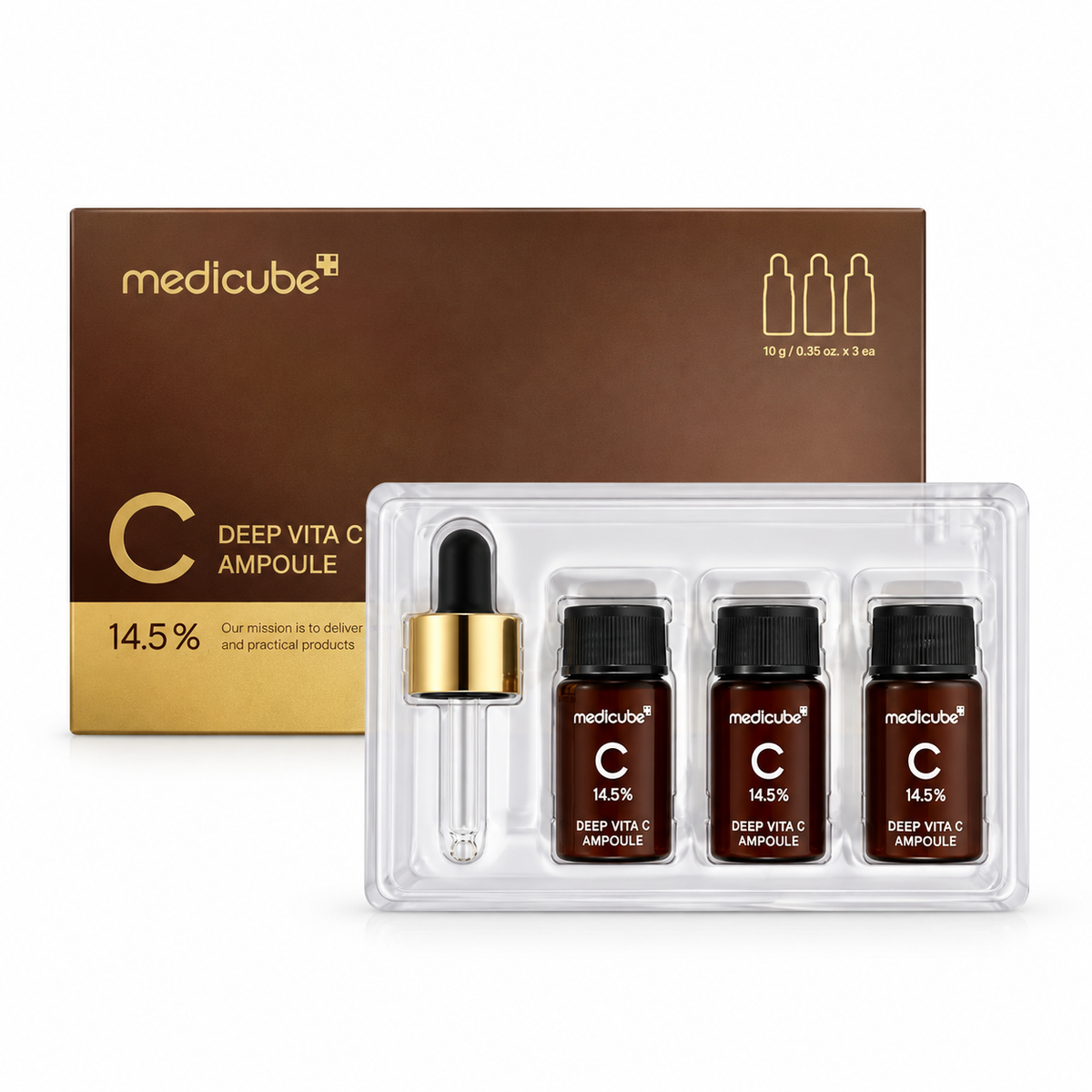 Medicube Deep Vita C Ampoule 2 Pack Of 3