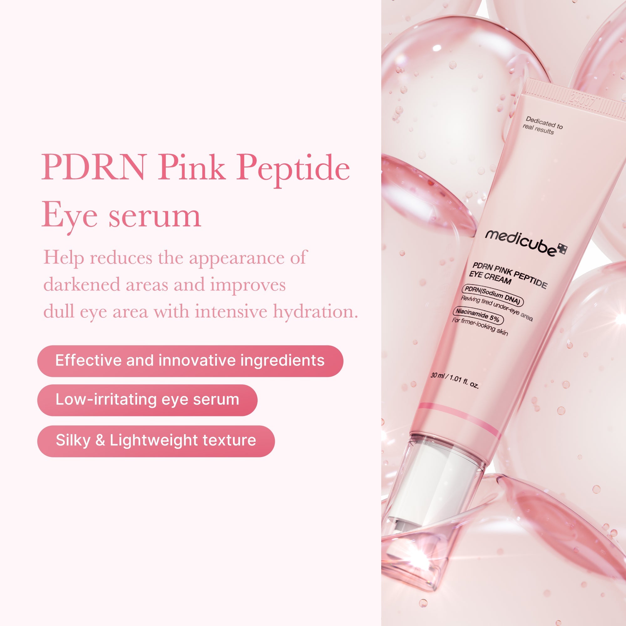 Medicube PDRN Pink Peptide Eye Cream 30Ml