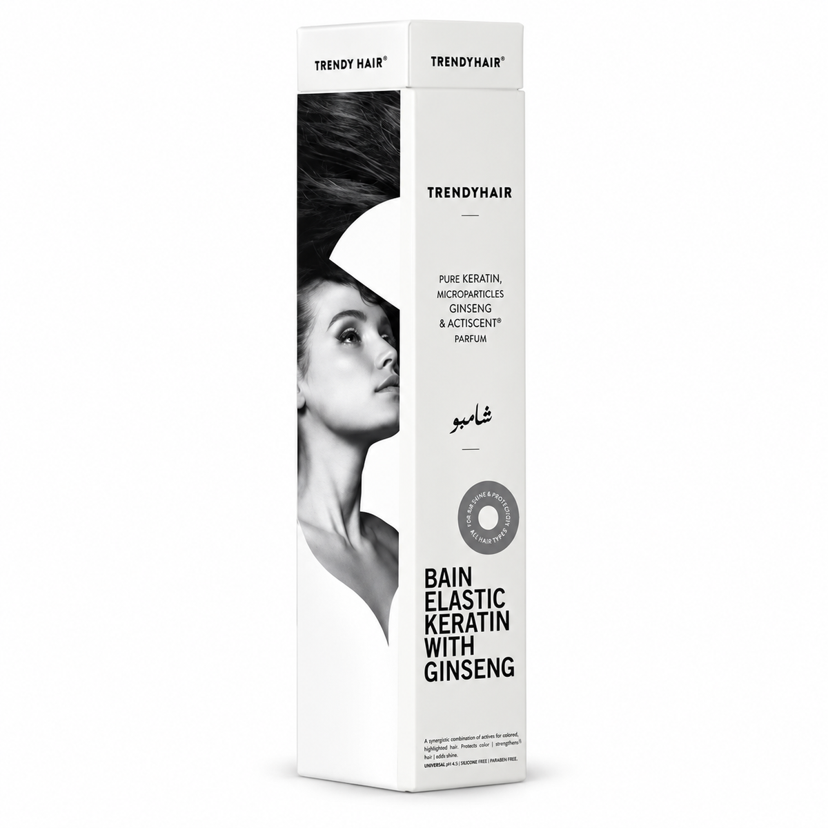 Trendyhair - Bainelastic الكيراتين&الجينسنغ شامبو 300ML