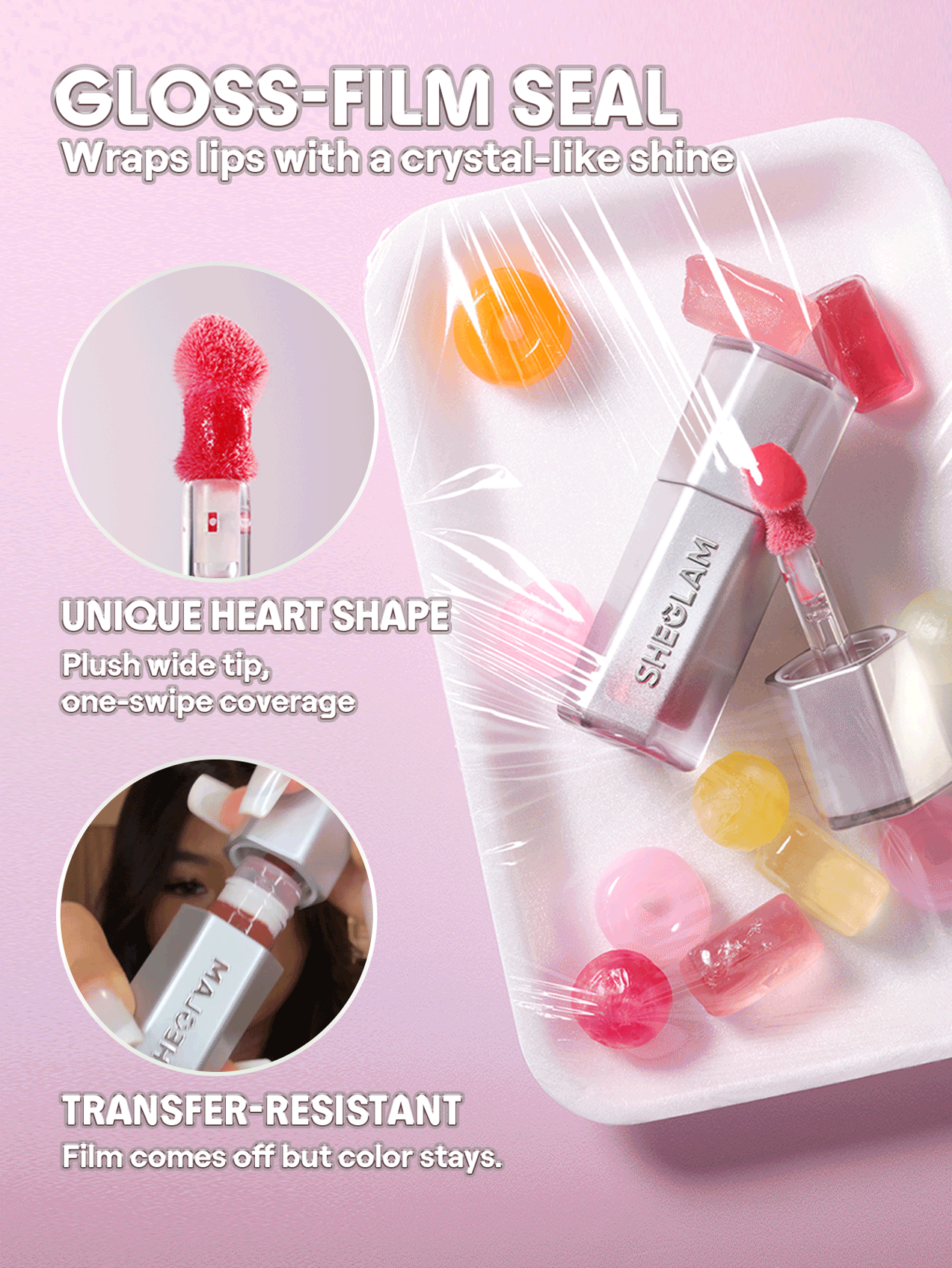 SHEGLAM - Glass Lock Air Gloss  Glass Lock Air Gloss-High Key High Key