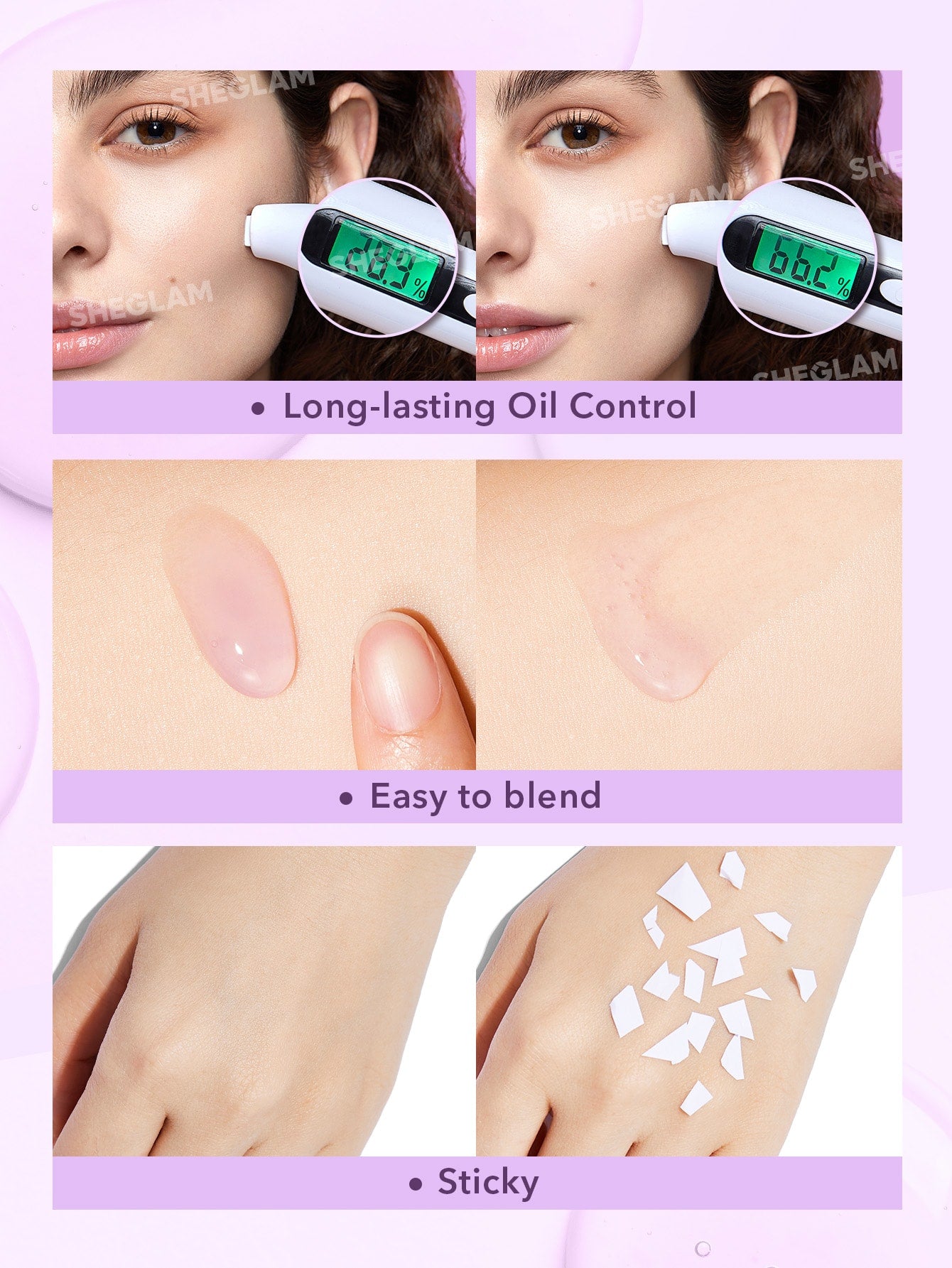 SHEGLAM - Good Grip Hydrating Primer Blueberry + AHA