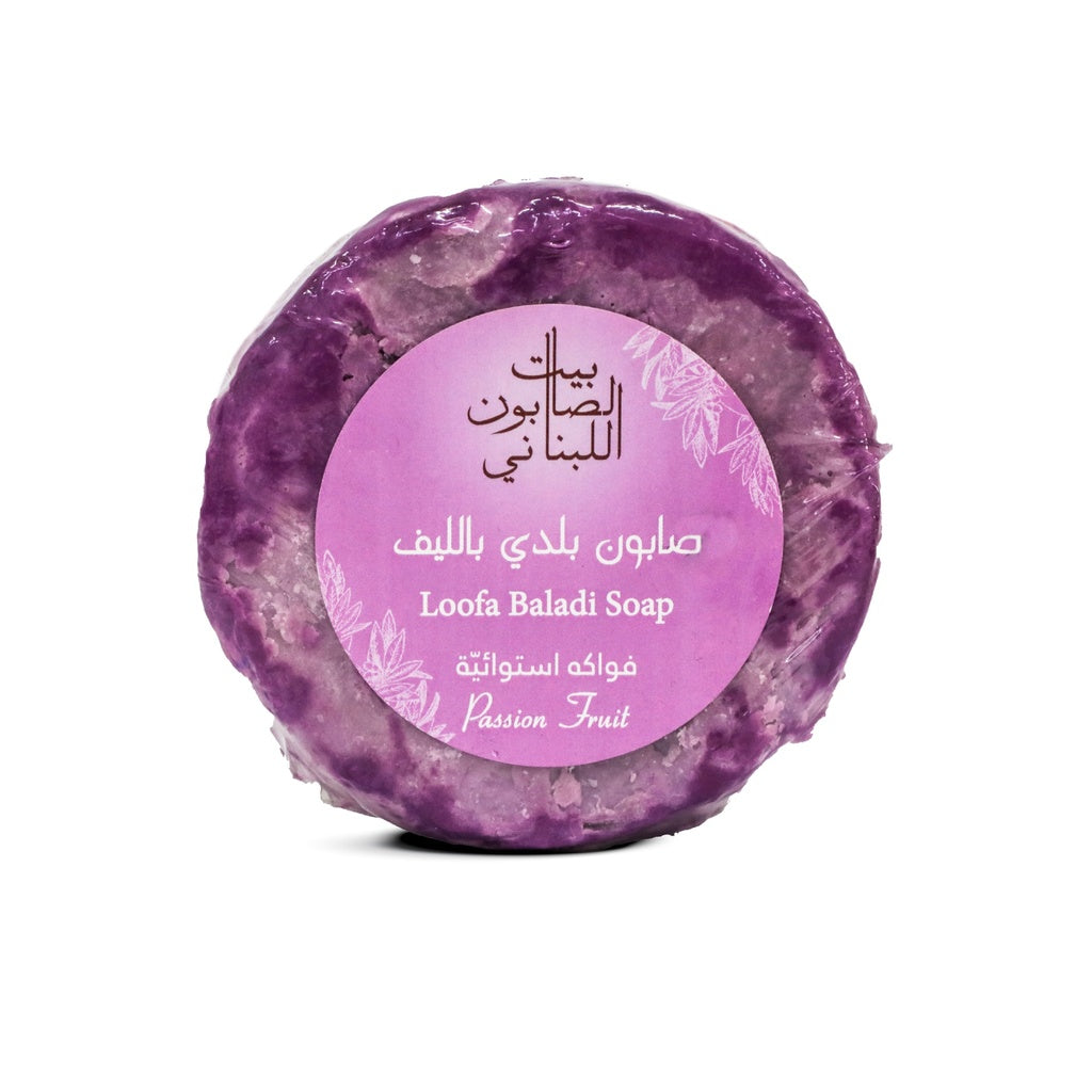 بيت الصابون - ليفة الفواكه الاستوتئية بالصابون البلدي - 300 غرام
