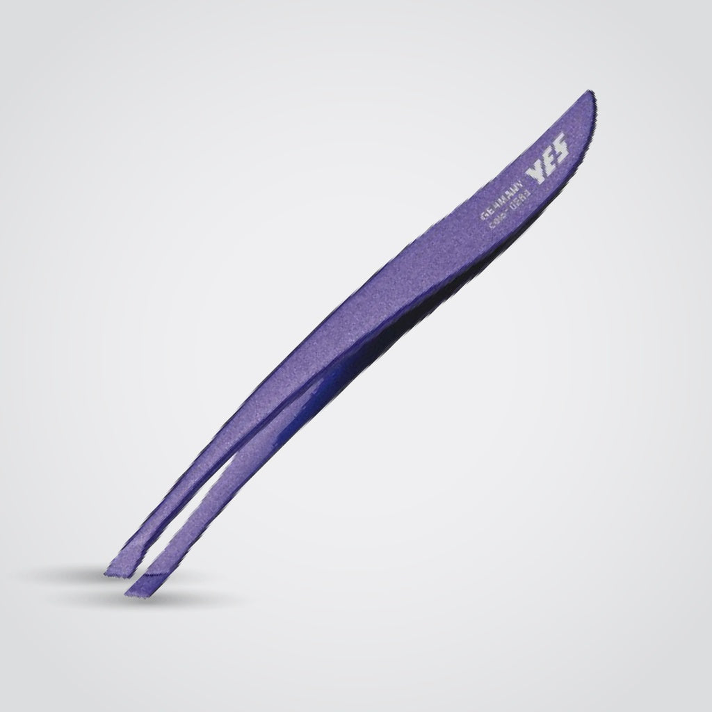 Erbe Solingen - Yes - Tweezers - Metallic - Color# Purple - Model# 6284