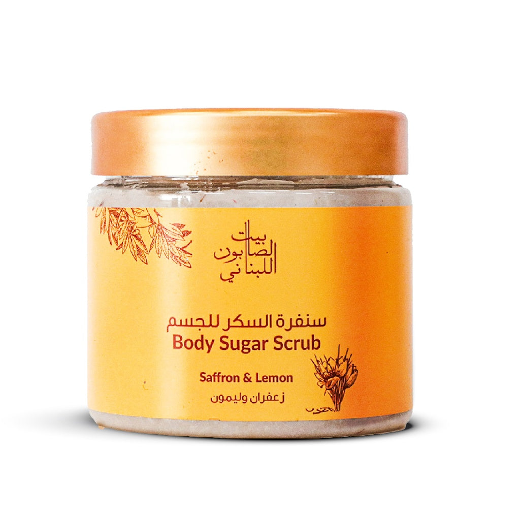 Beit Al Saboun - Body Sugar Scrub Saffron & Lemon - 500g