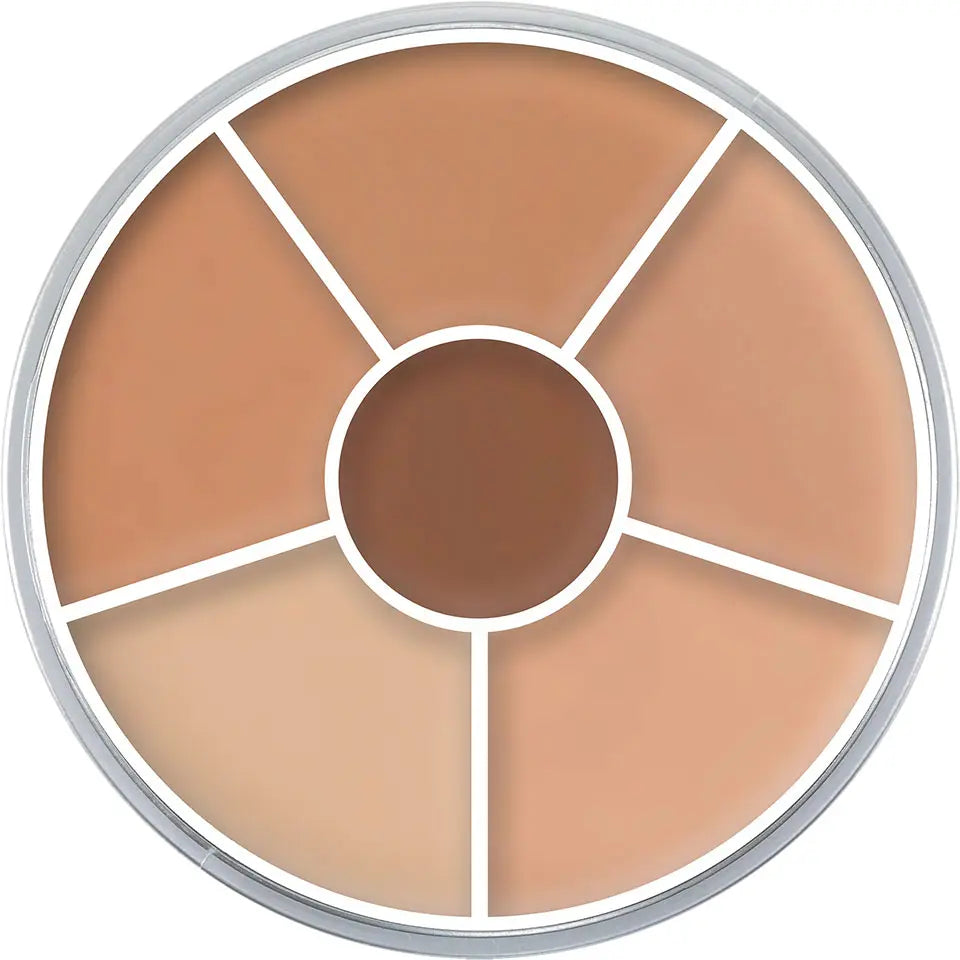 Kryolan - Concealer Wheel 6 COLOR - S09016(ELO-TAN5)