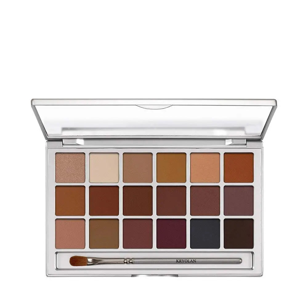 Kryolan - Eyeshadow Palette Variety - 18 Color - 05318-V6