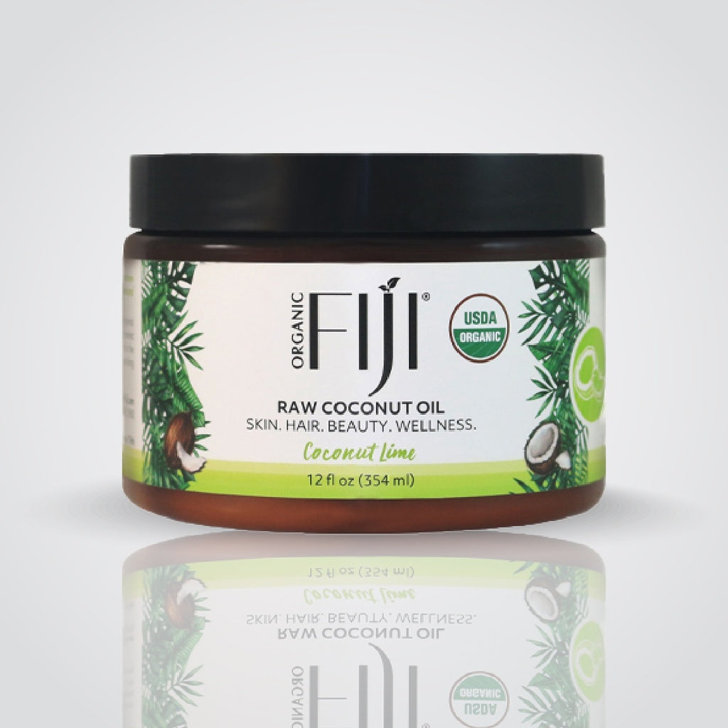 Fiji Organic - Certified Organic Raw Coconut Oil -Coconut Lime - 354 ML