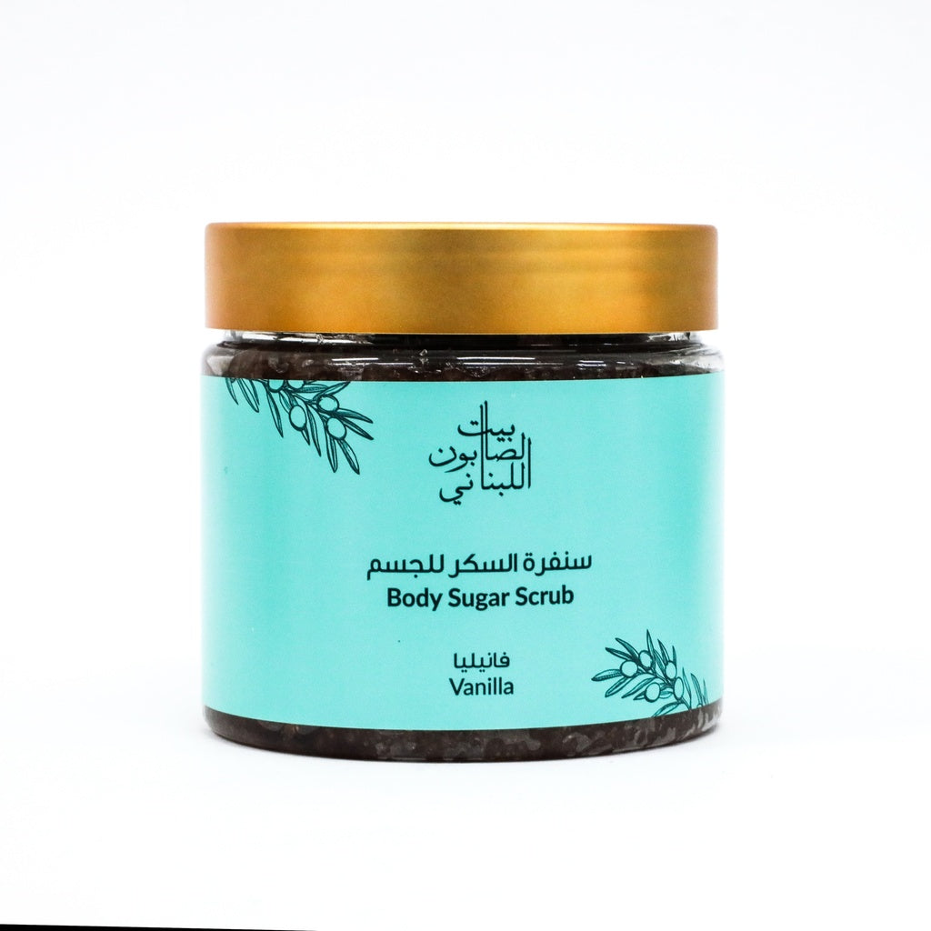 بيت الصابون - سنفرة السكر للجسم - بالفانيلا - 500 غرام