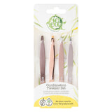 Soeco - Rose Gold Tweezer-Set (4-Pieces)
