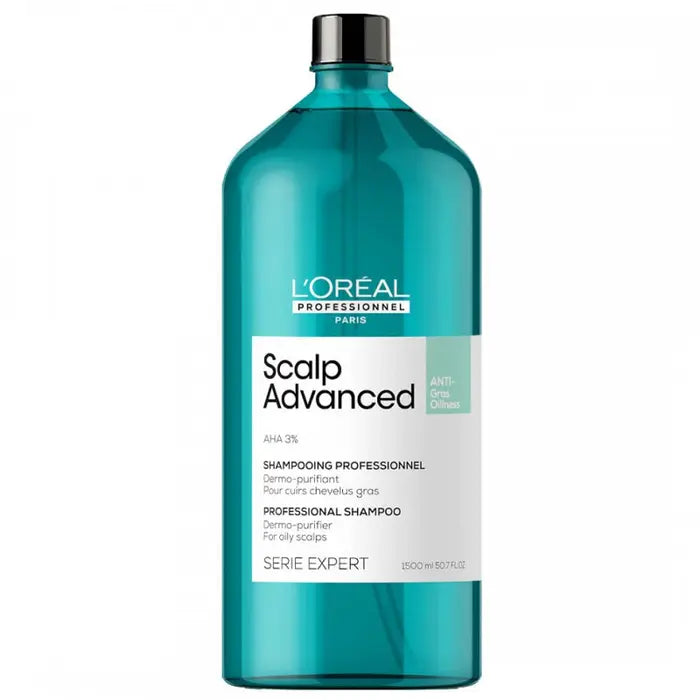 لوريال - شامبو سكالب أدفانسد لمكافحة الدهون - 1500 مل