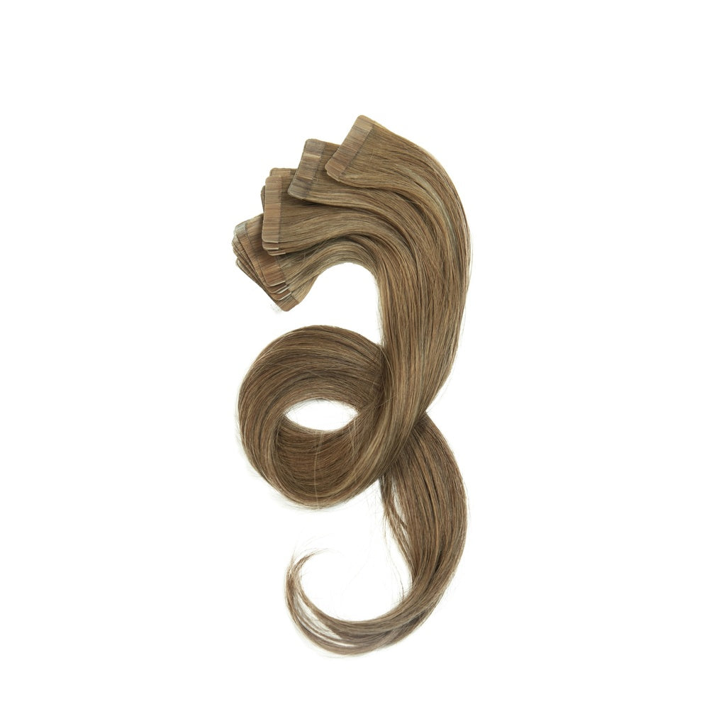 Bebeauty - Tape Hair Extension - Silver (Round) 26" - Color# 10 - Very Light Ash Blond