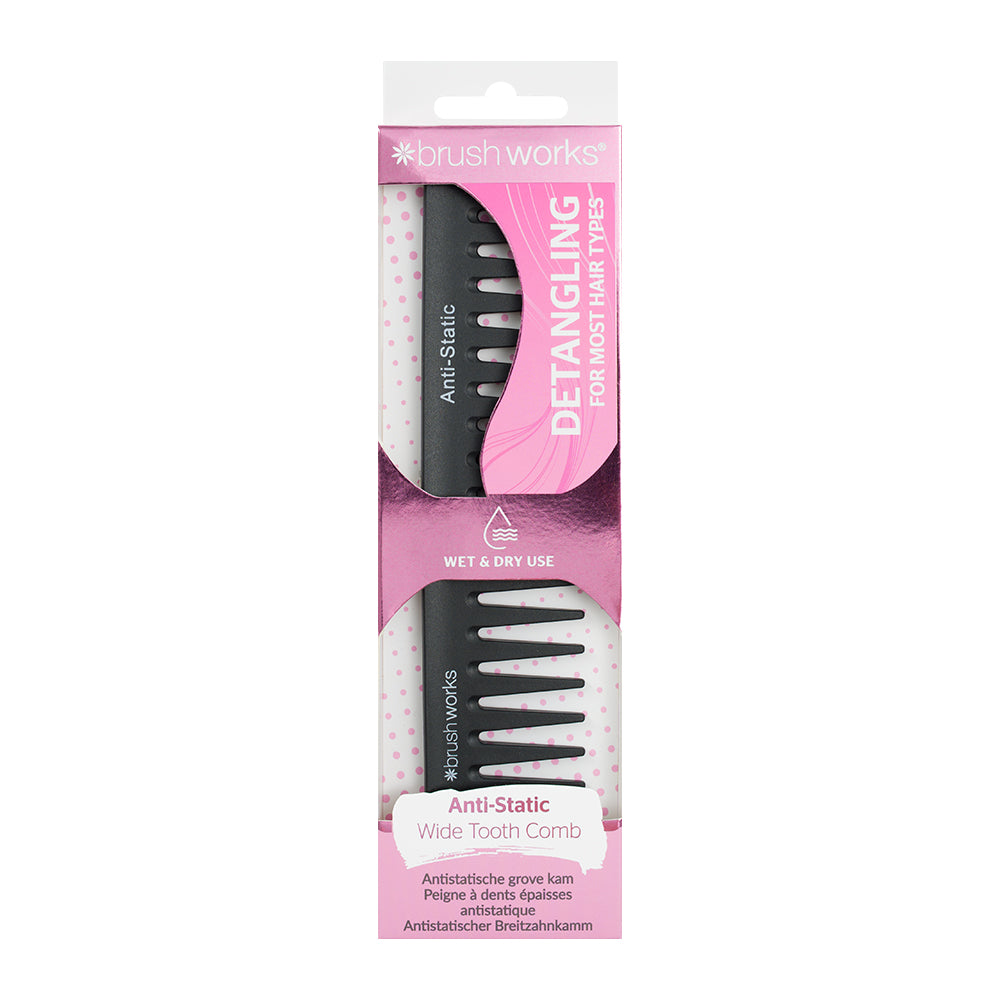 Brushworks - Anti-Static Wide Tooth Comb