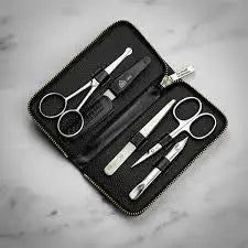 Erbe Solingen - Yes - Manicure Case5pc Black Leather # 99268
