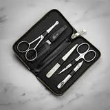 Erbe Solingen - Yes - Manicure Case5pc Black Leather # 99268