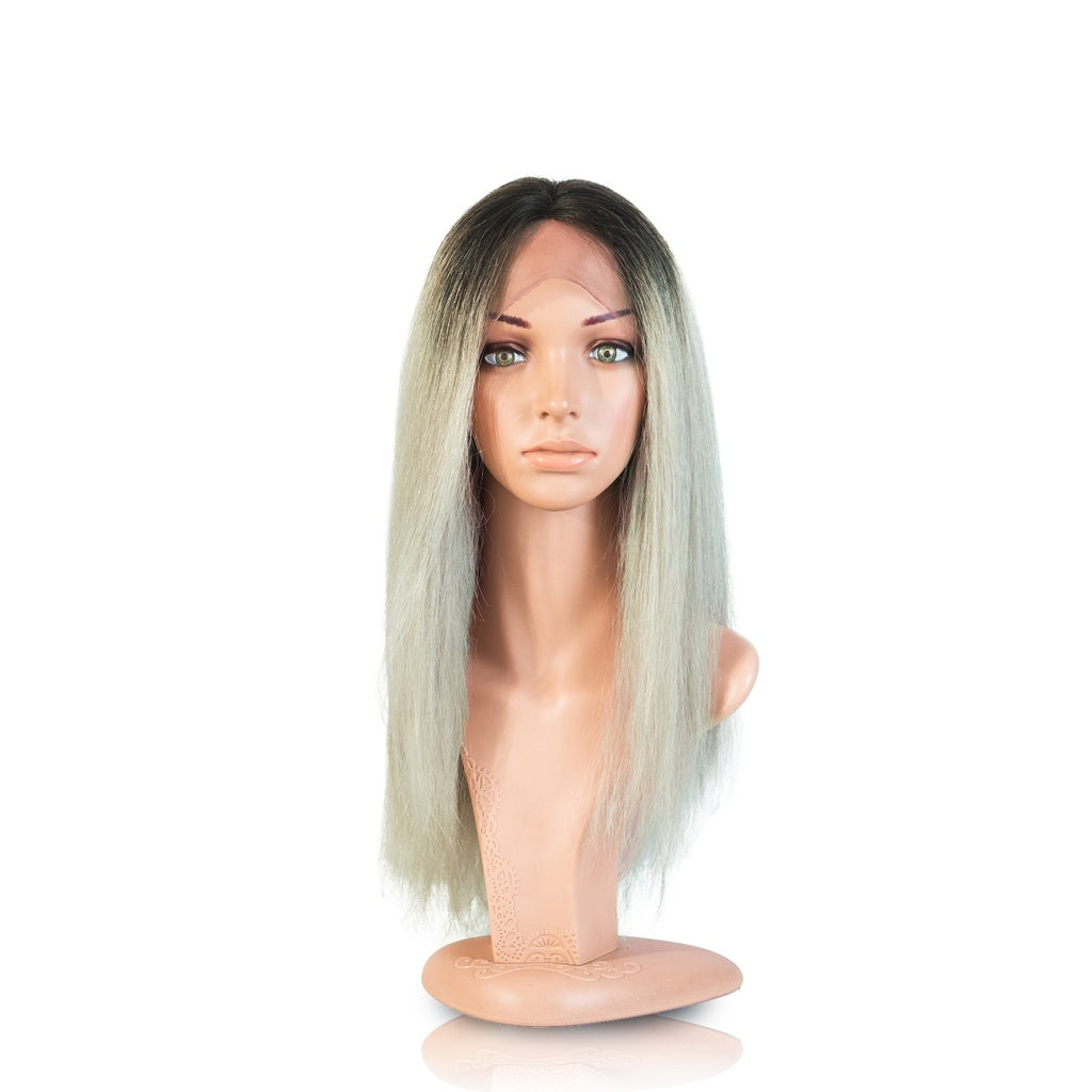 النسائم - باروكة - 6082S - طبيعي 100% - (ساره)# T 1B / سيلفر