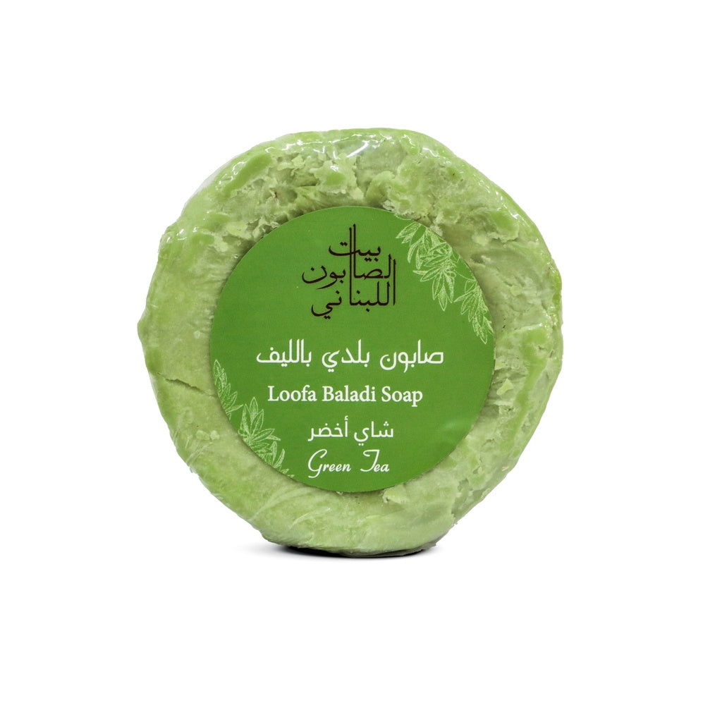 Beit Al Saboun - Loofa Baladi Soap Green Tea - 300g